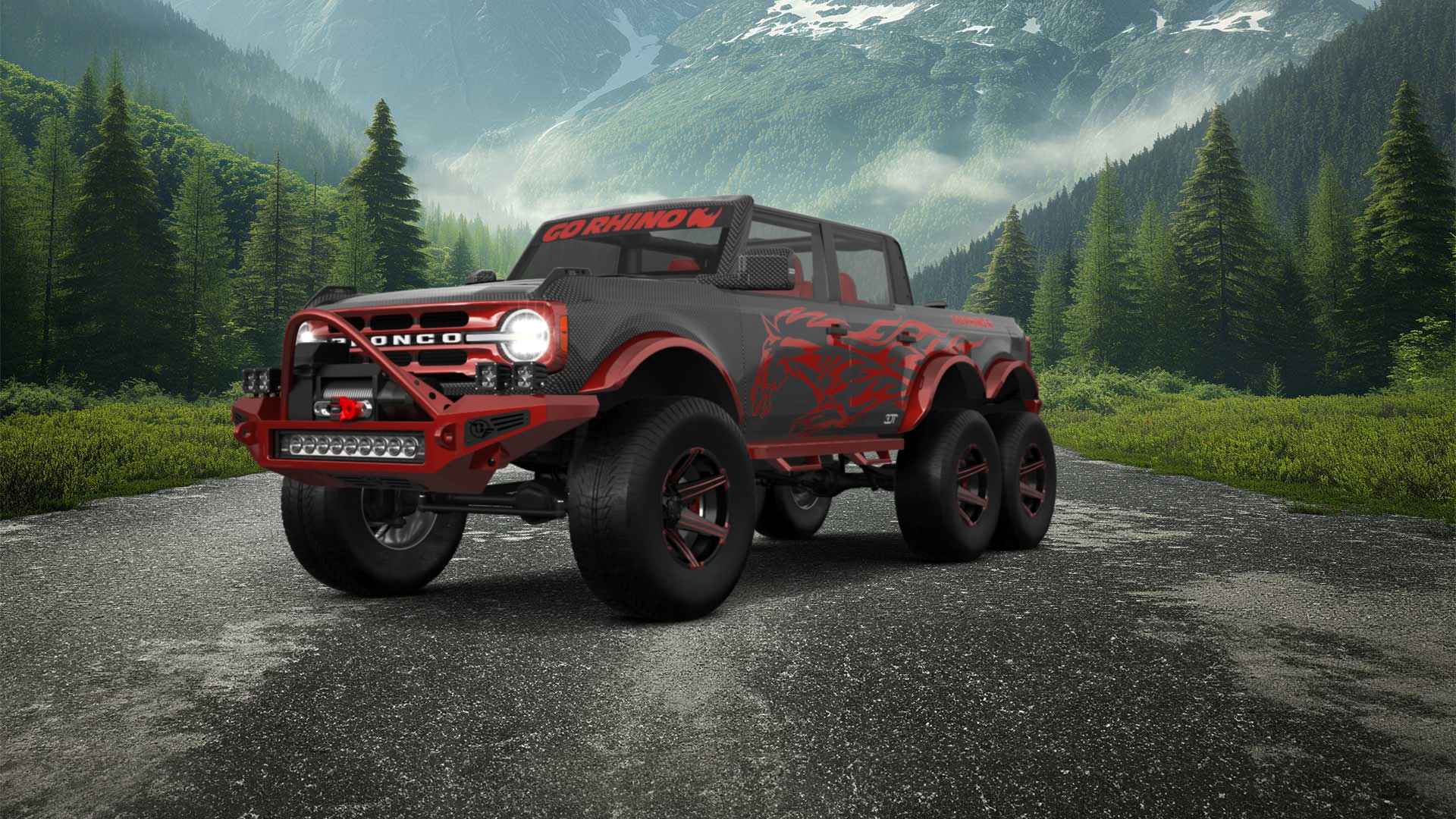 Ford Bronco 6X6 4 Door pickup truck 2021