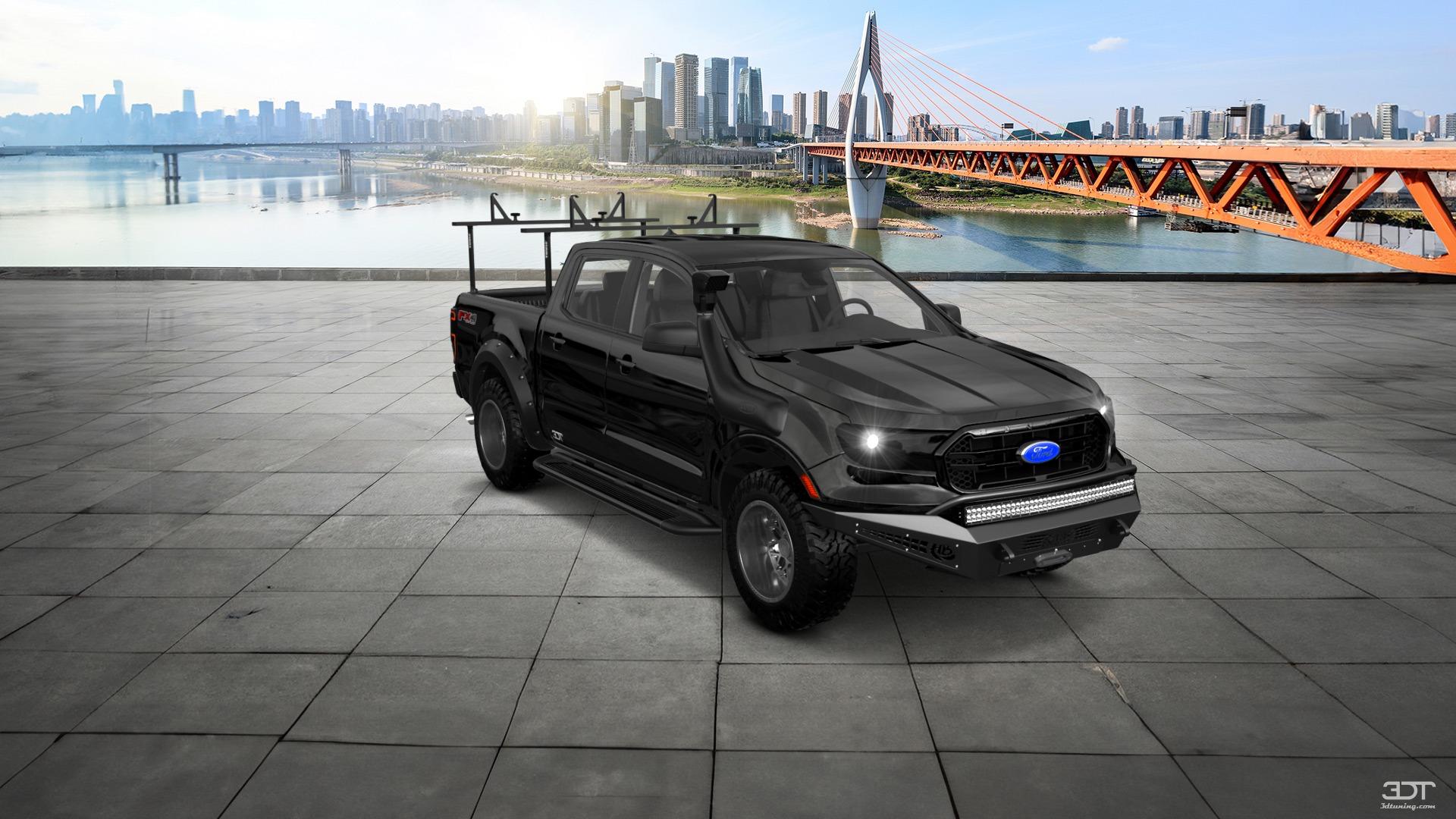Ford Ranger 4 Door pickup truck 2019 tuning