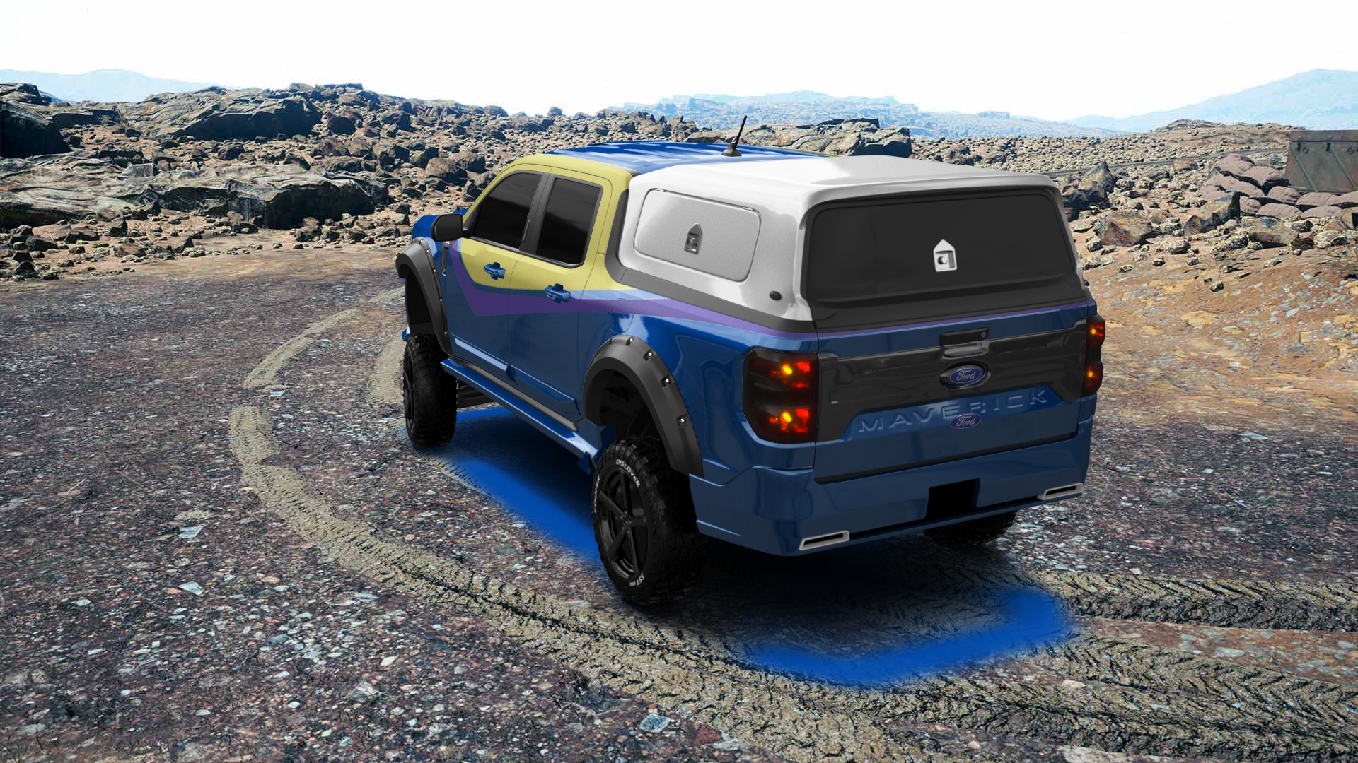 Ford Maverick 4 Door pickup truck 2022 tuning