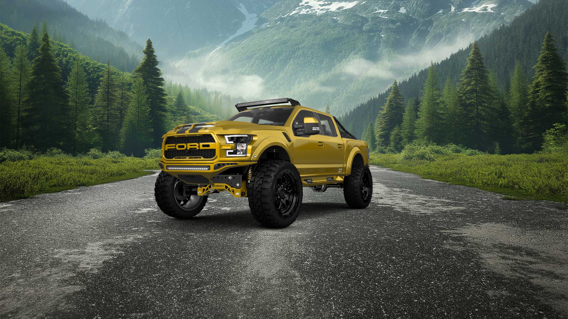 Ford F-150 Raptor 4 Door pickup truck 2017 tuning