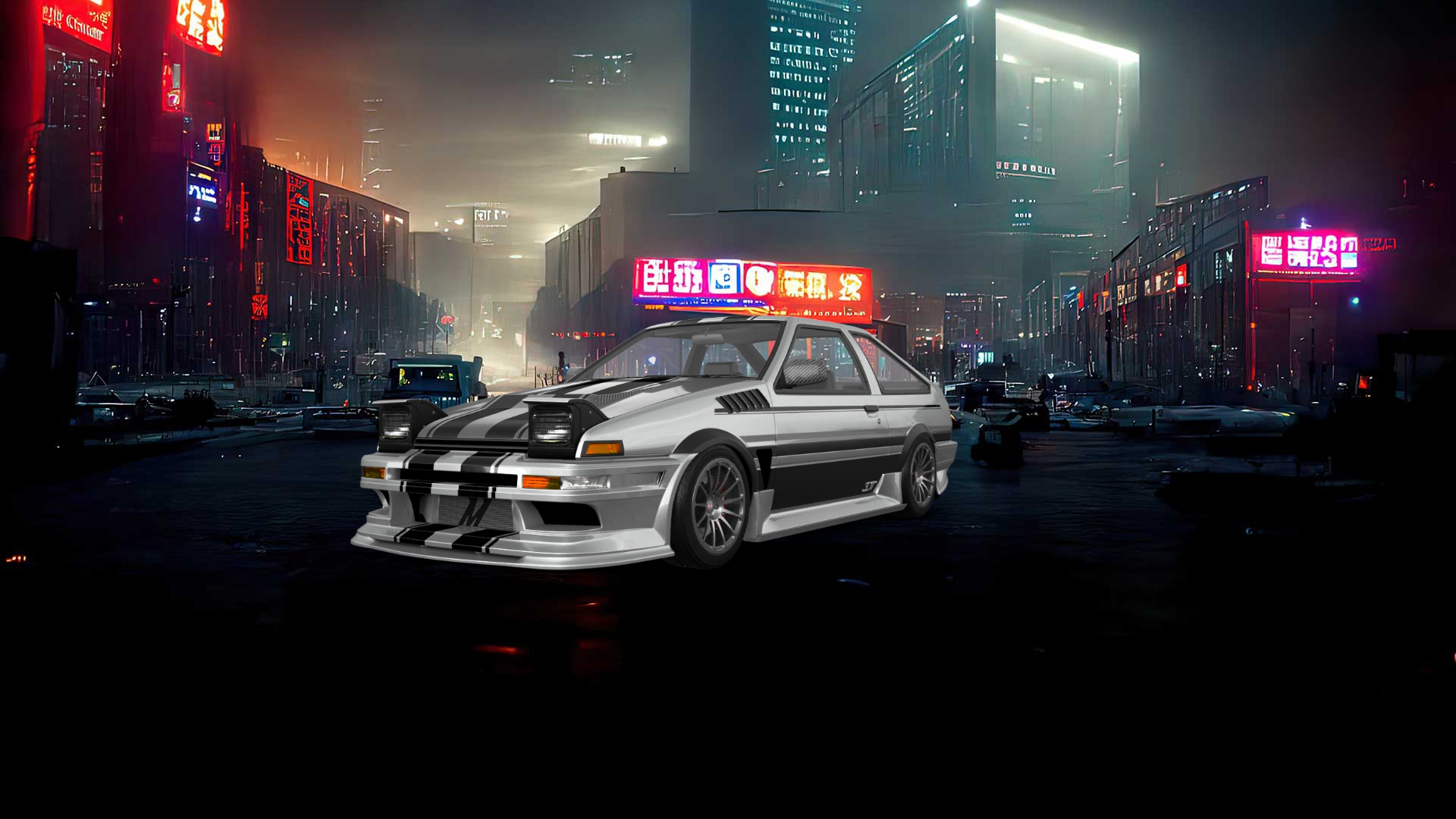 Toyota AE86 3 Door Hatchback 1985 tuning