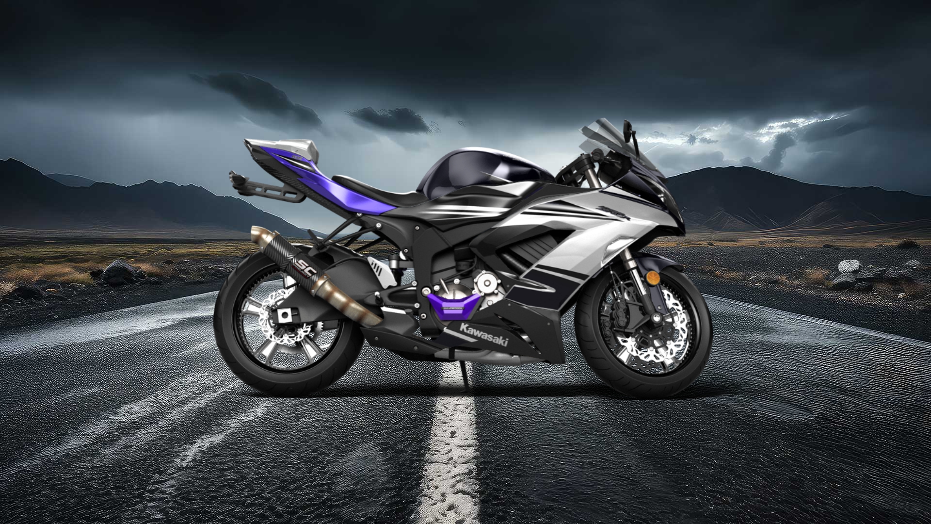 Kawasaki Ninja ZX 6R Sport Bike 2015