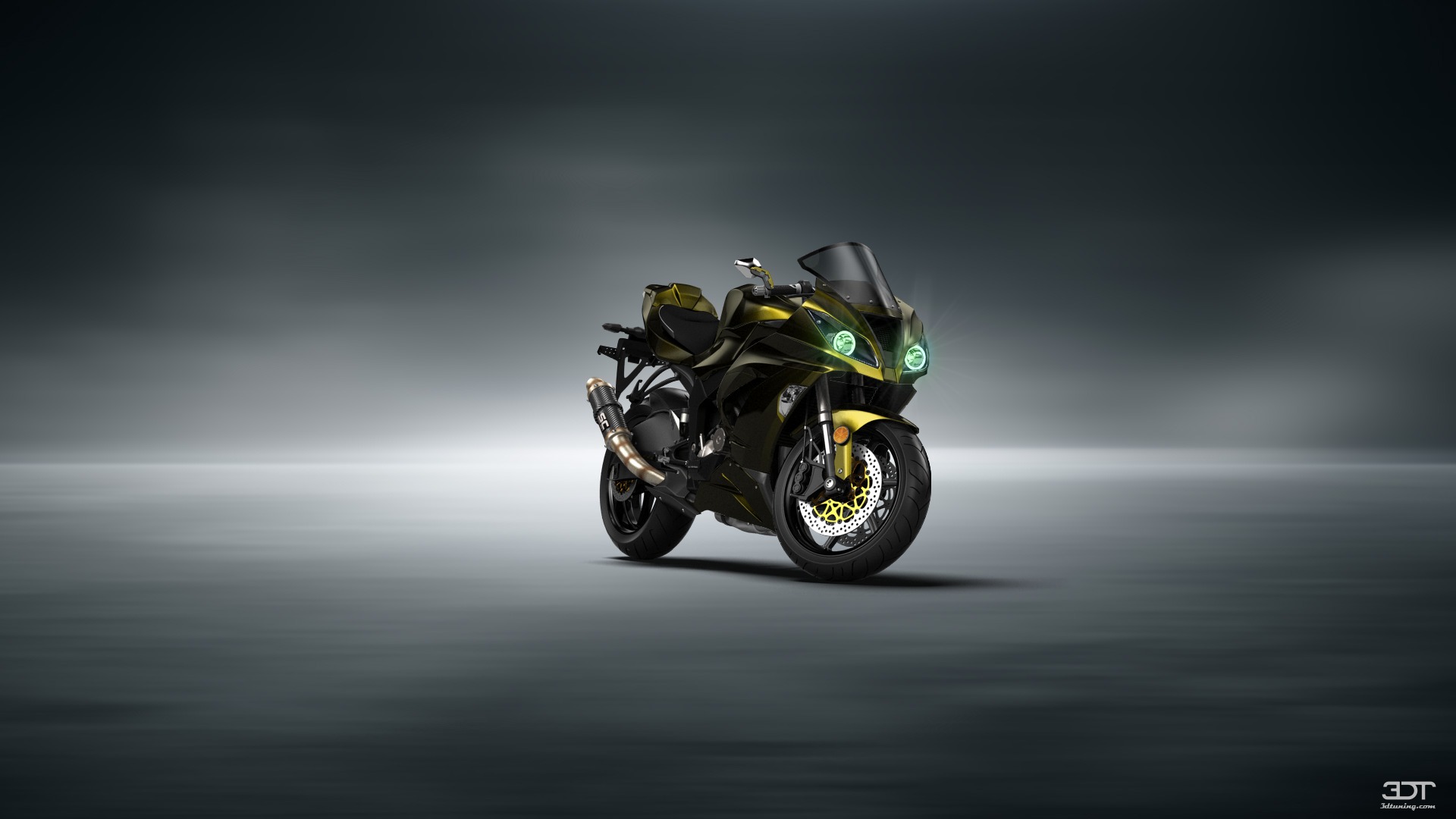 Kawasaki Ninja ZX 6R Sport Bike 2015 tuning