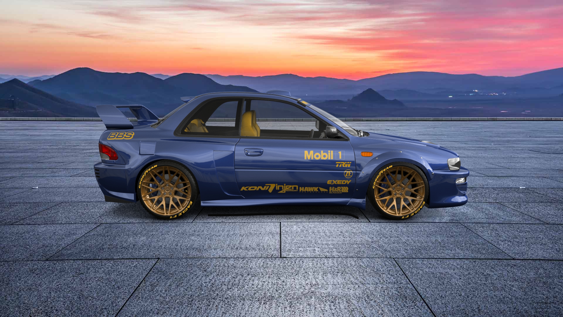 Subaru Impreza WRX STI 22B 2 Door Coupe 2000 tuning