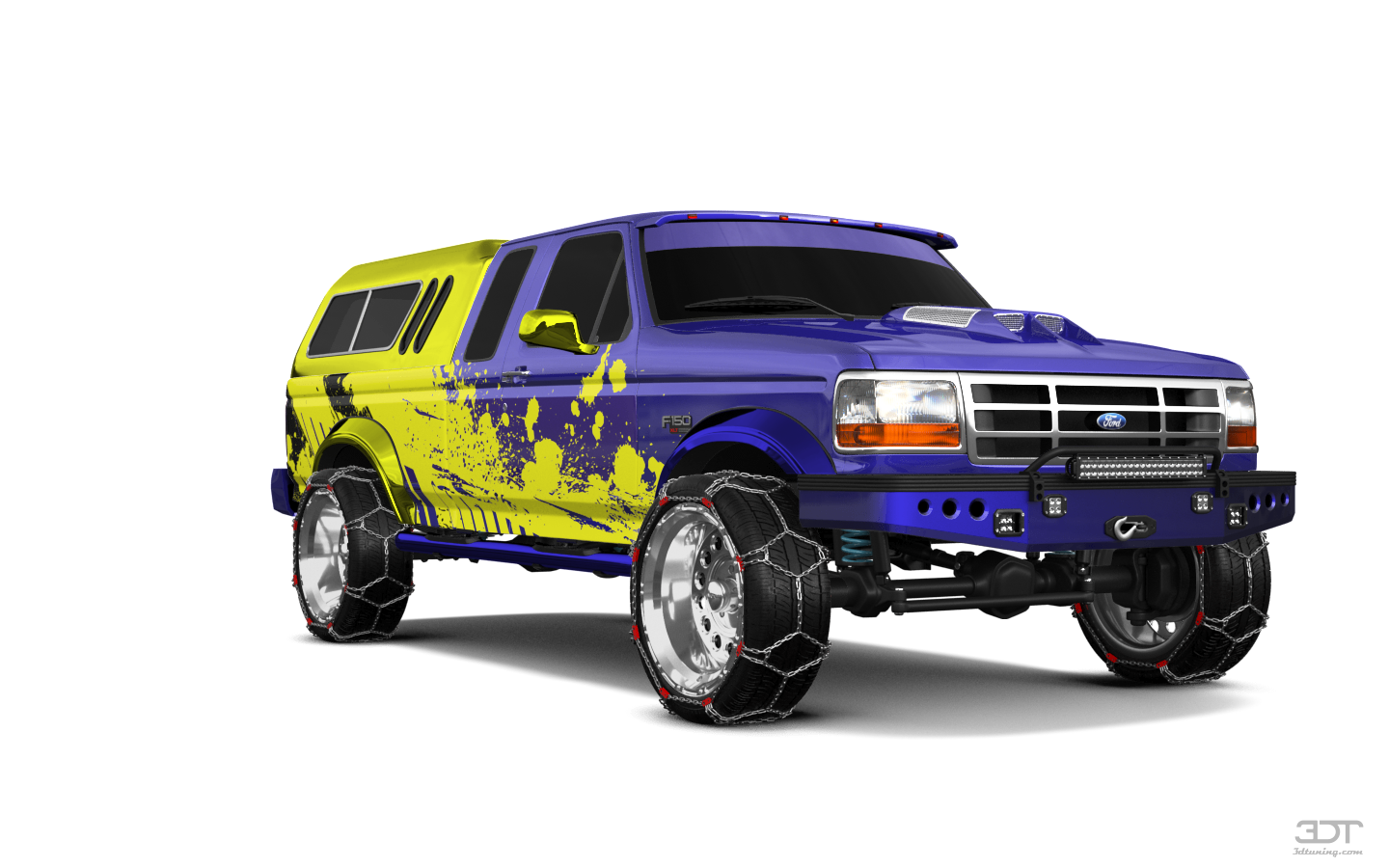 Tuning Ford F-150 SuperCab 2 Door pickup truck 1993