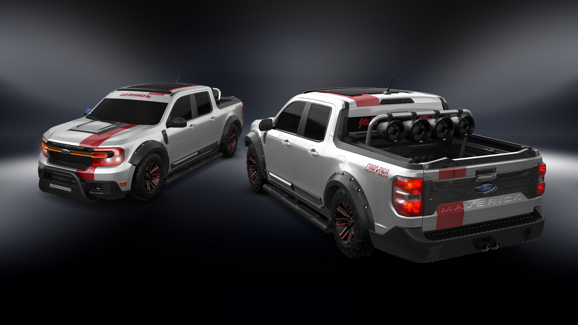 Ford Maverick 4 Door pickup truck 2022 tuning