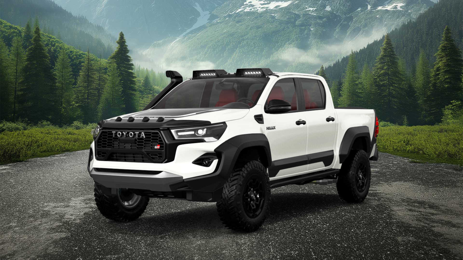 Toyota Hilux Double Cab 4 Door pickup truck 2015 tuning
