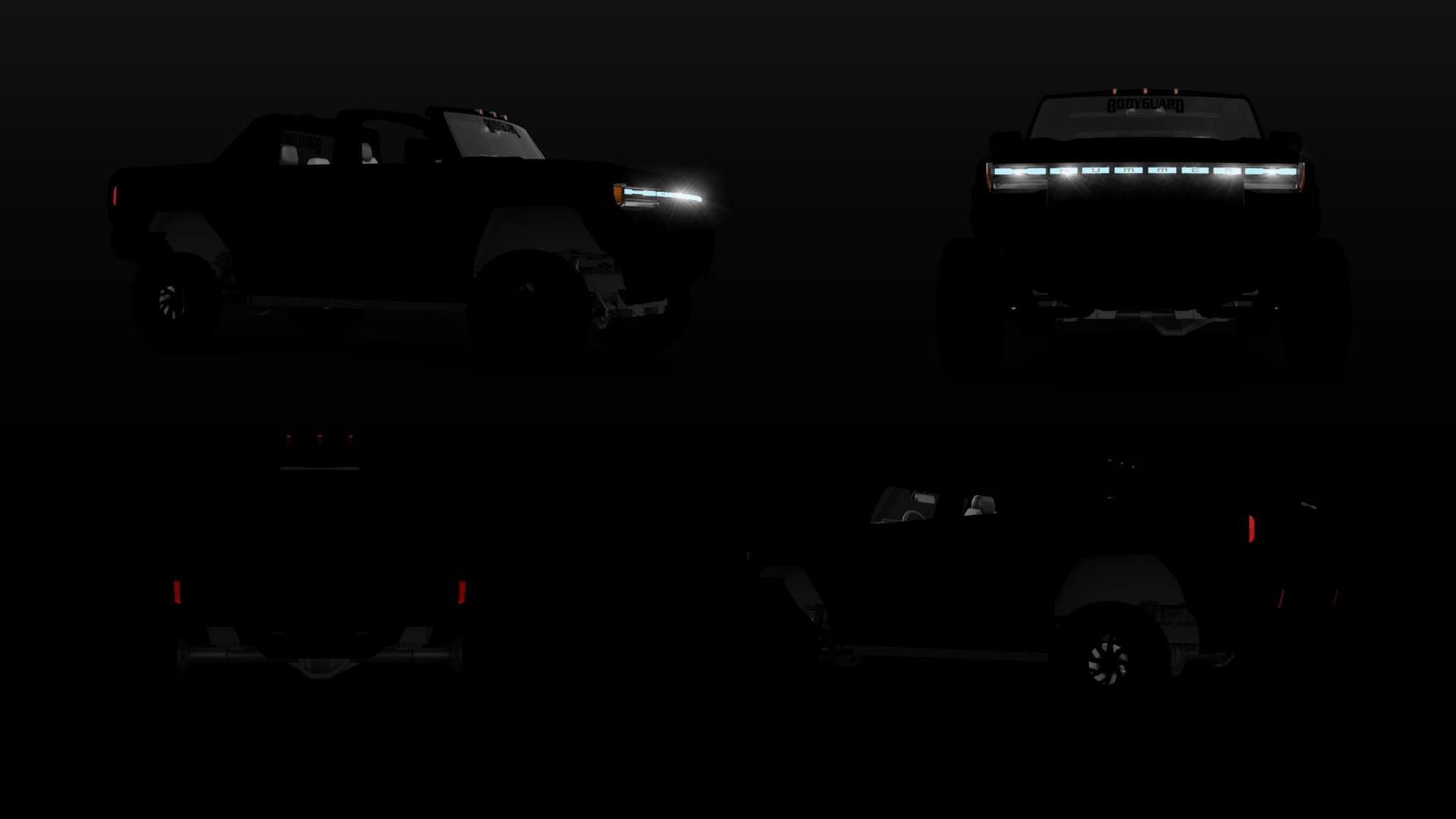 GMC Hummer EV 4 Door pickup truck 2021 tuning