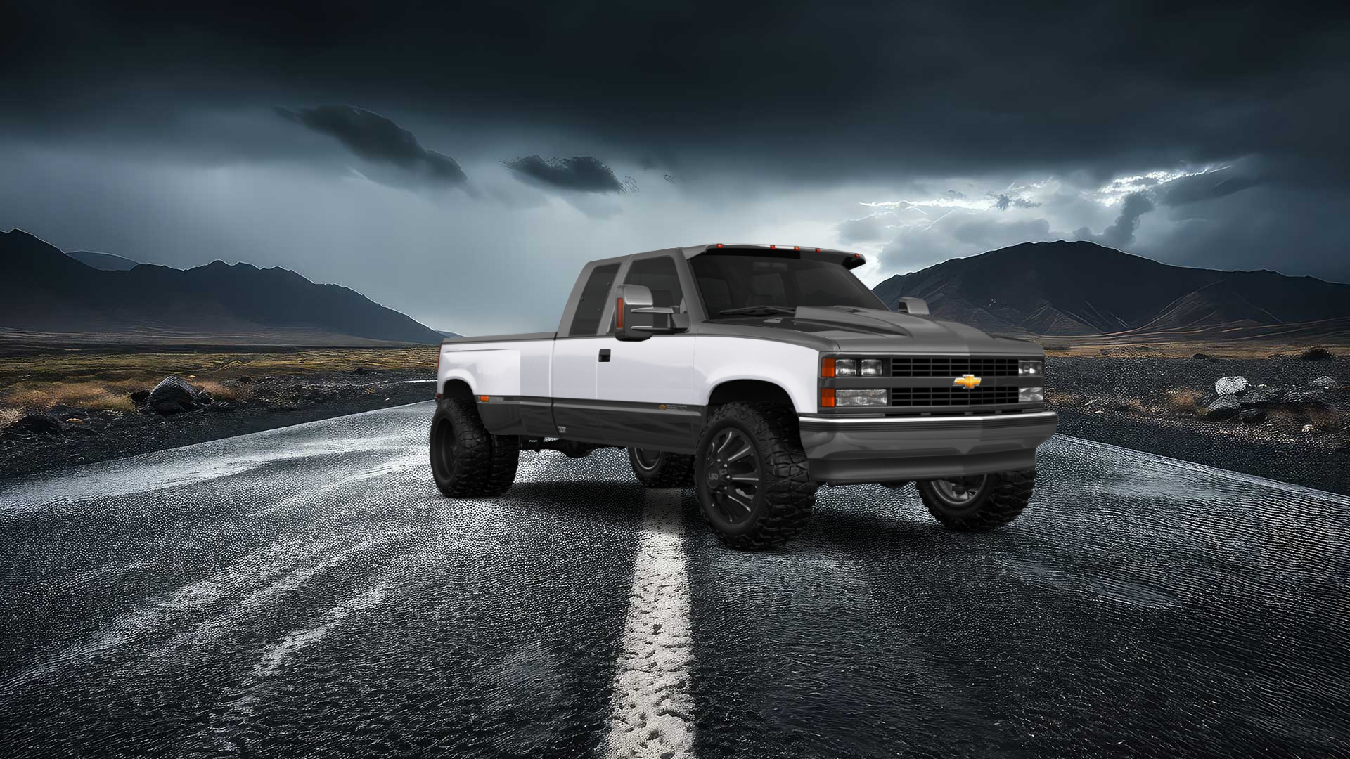 Chevrolet K3500 Extended Cab Pickup Truck 1988 tuning