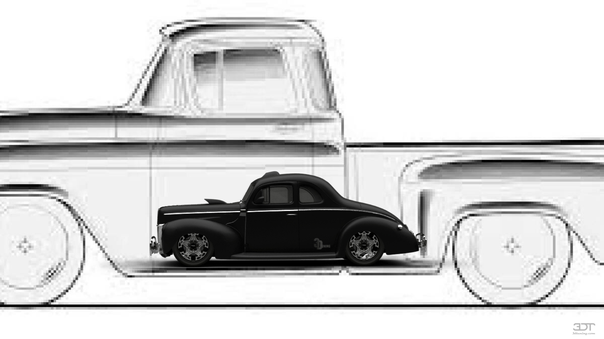 Ford De Luxe Coupe Liftback 1940