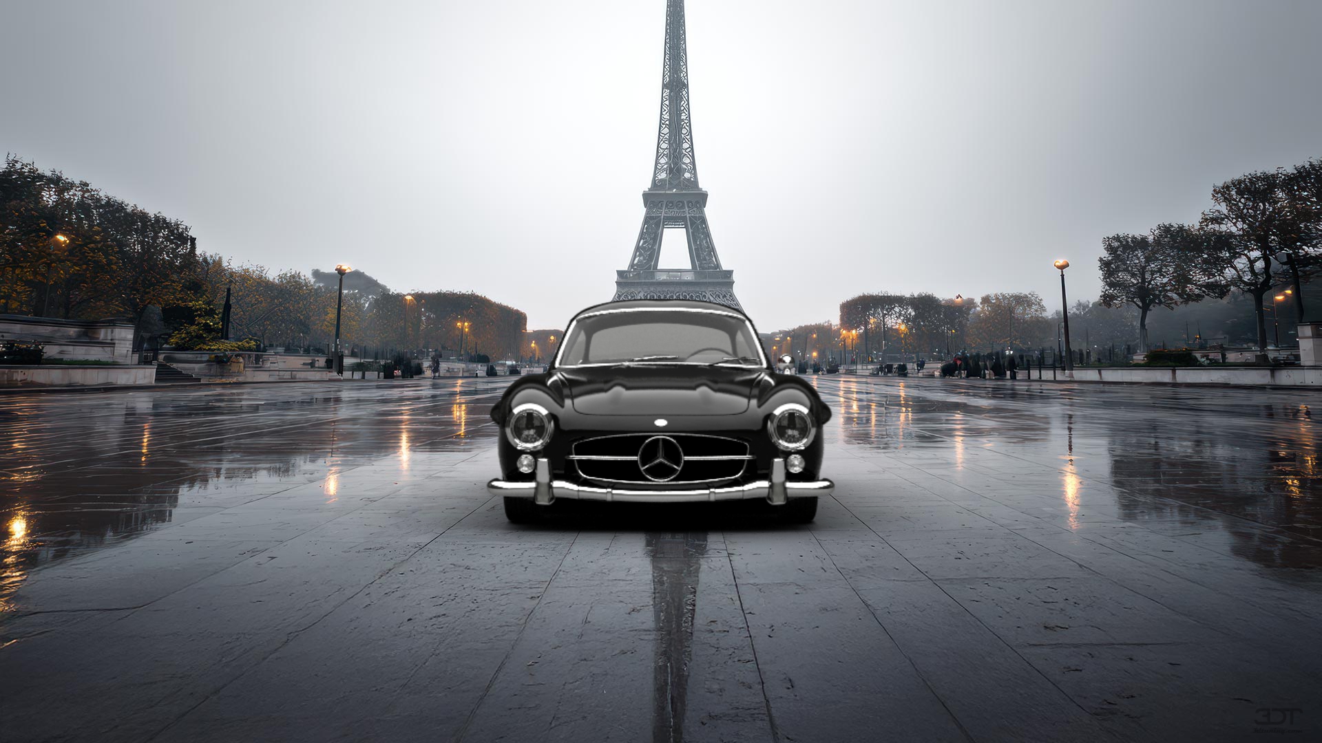Mercedes 300SL Convertible 1954 tuning