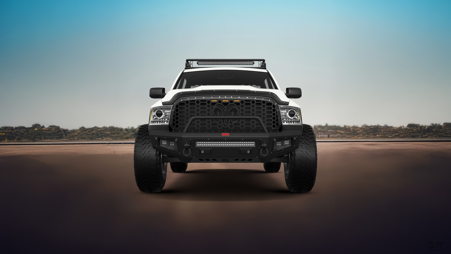 Dodge Ram 1500 5.7' box 4 Door pickup truck 2010 tuning