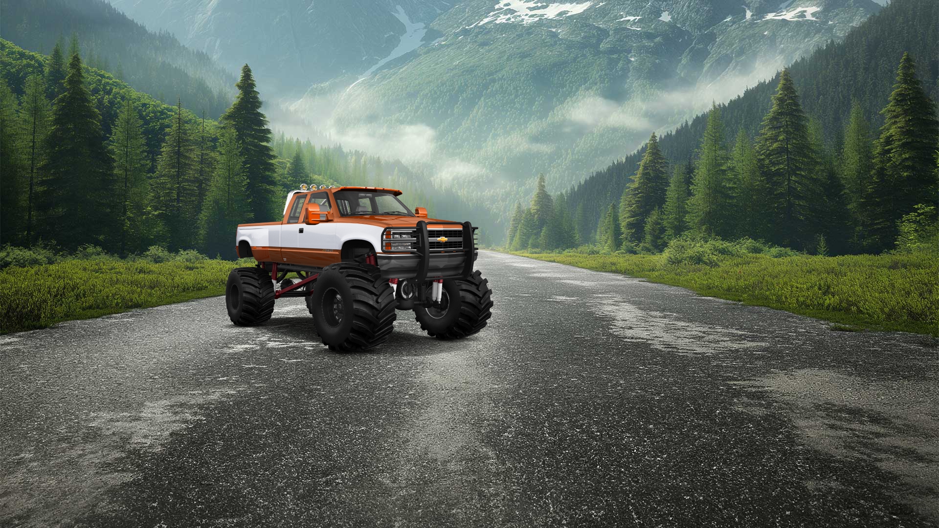 Chevrolet K3500 Extended Cab Pickup Truck 1988 tuning