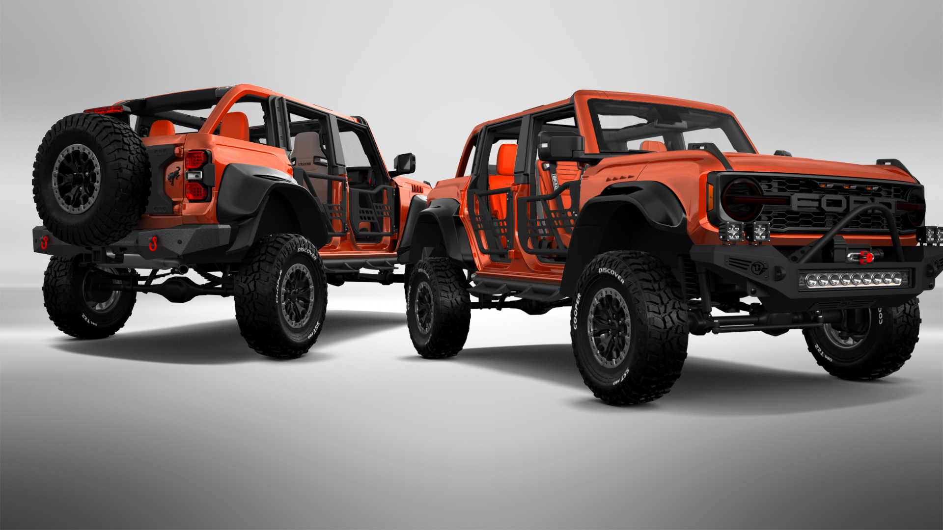 Ford Bronco Raptor 4 Door pickup truck 2022 tuning