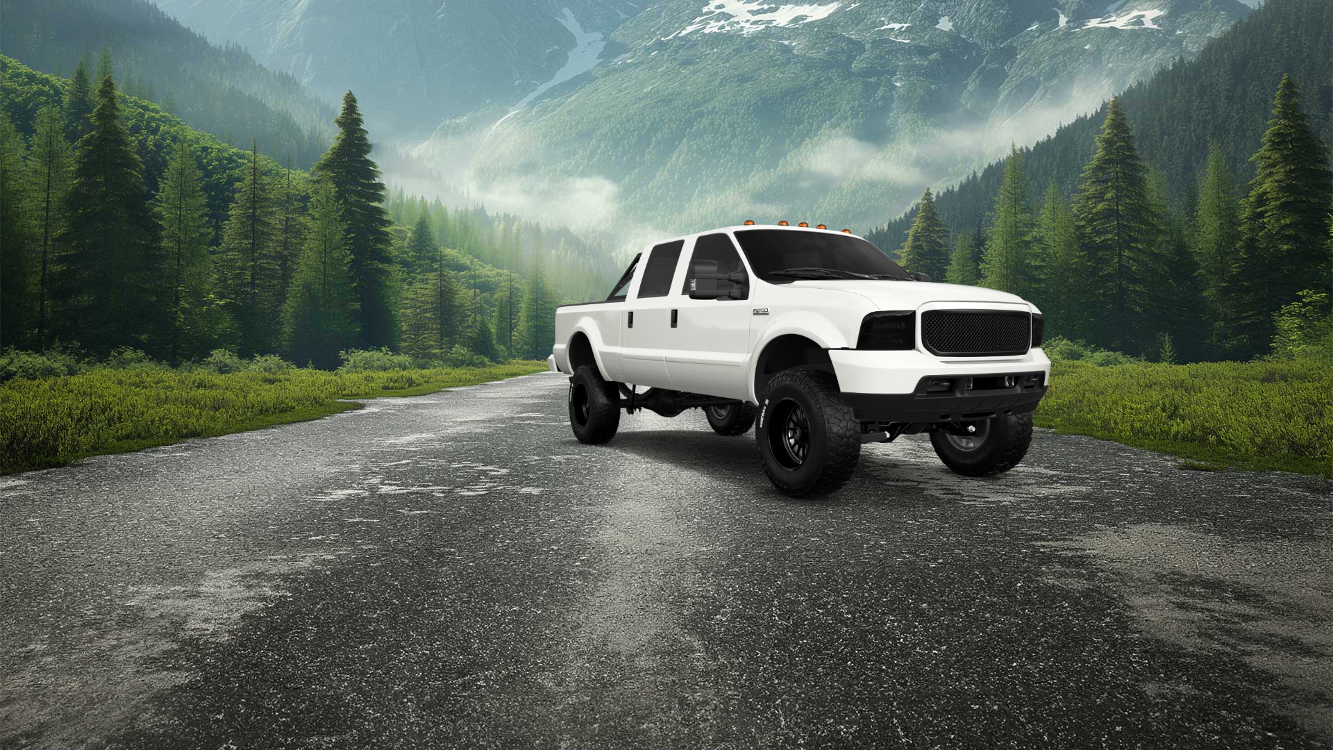 Ford F-250 Crew Cab 4 Door pickup truck 1999 tuning