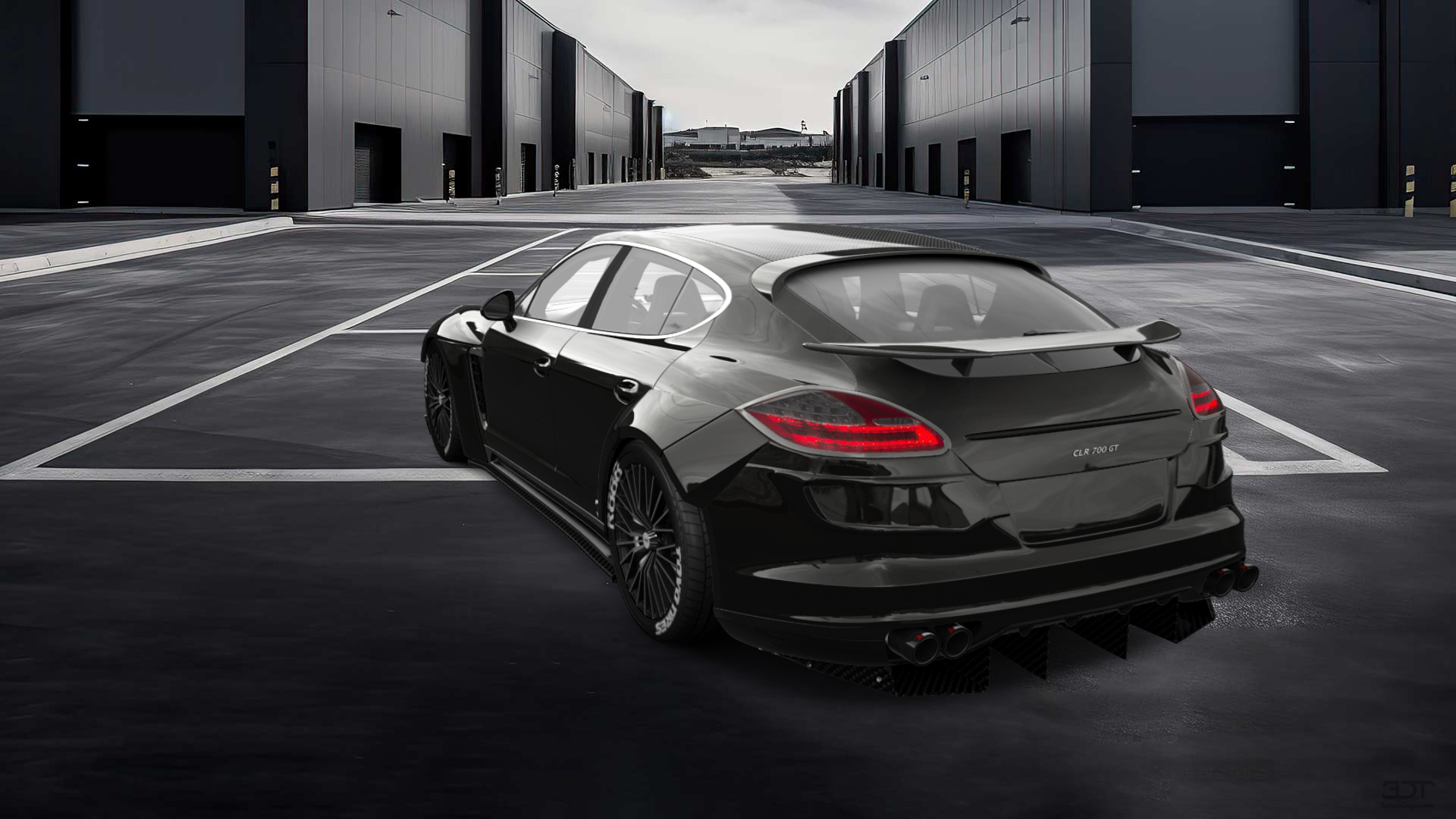 Porsche Panamera 4 door fastback saloon 2011