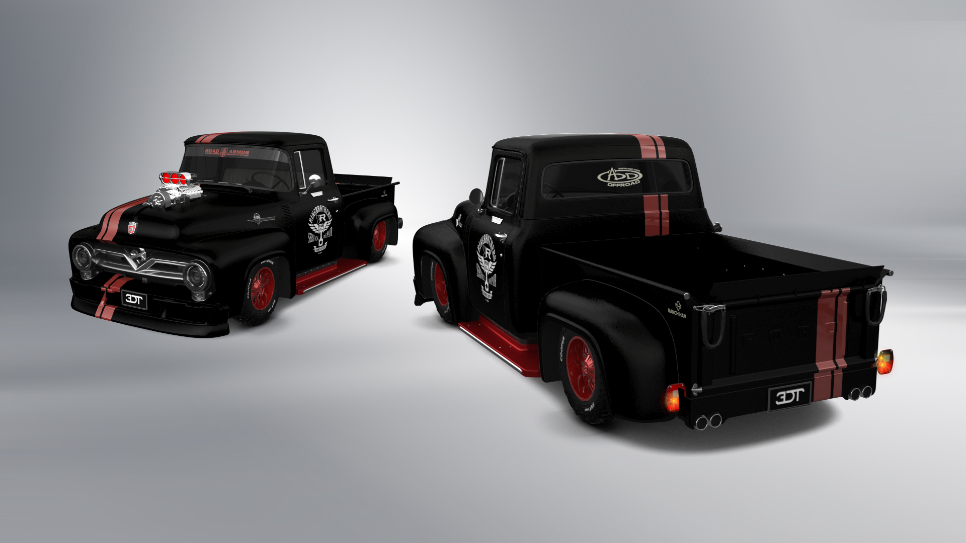 Ford F-100 2 Door truck 1956