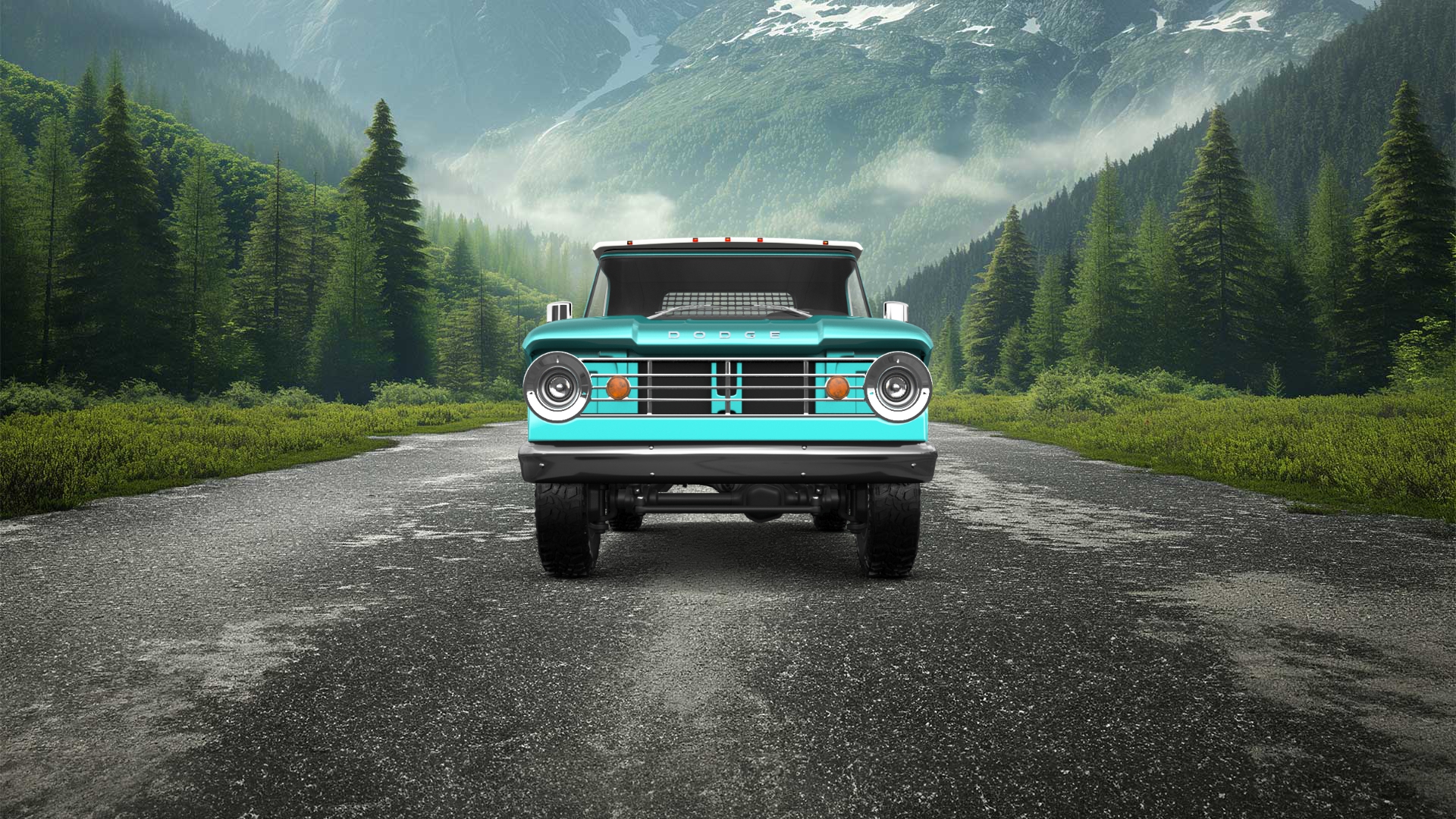 Dodge Power Wagon W200 2 Door pickup truck 1966