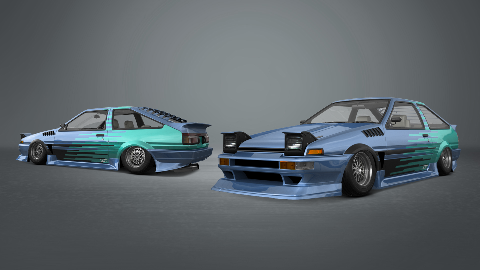 Toyota AE86 3 Door Hatchback 1985 tuning