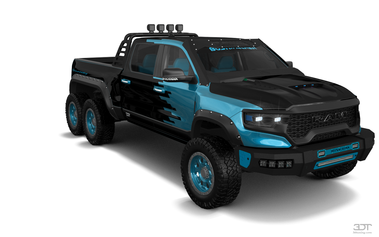 Tuning Dodge Ram Hennessey Mammoth 6X6 Truck 2021