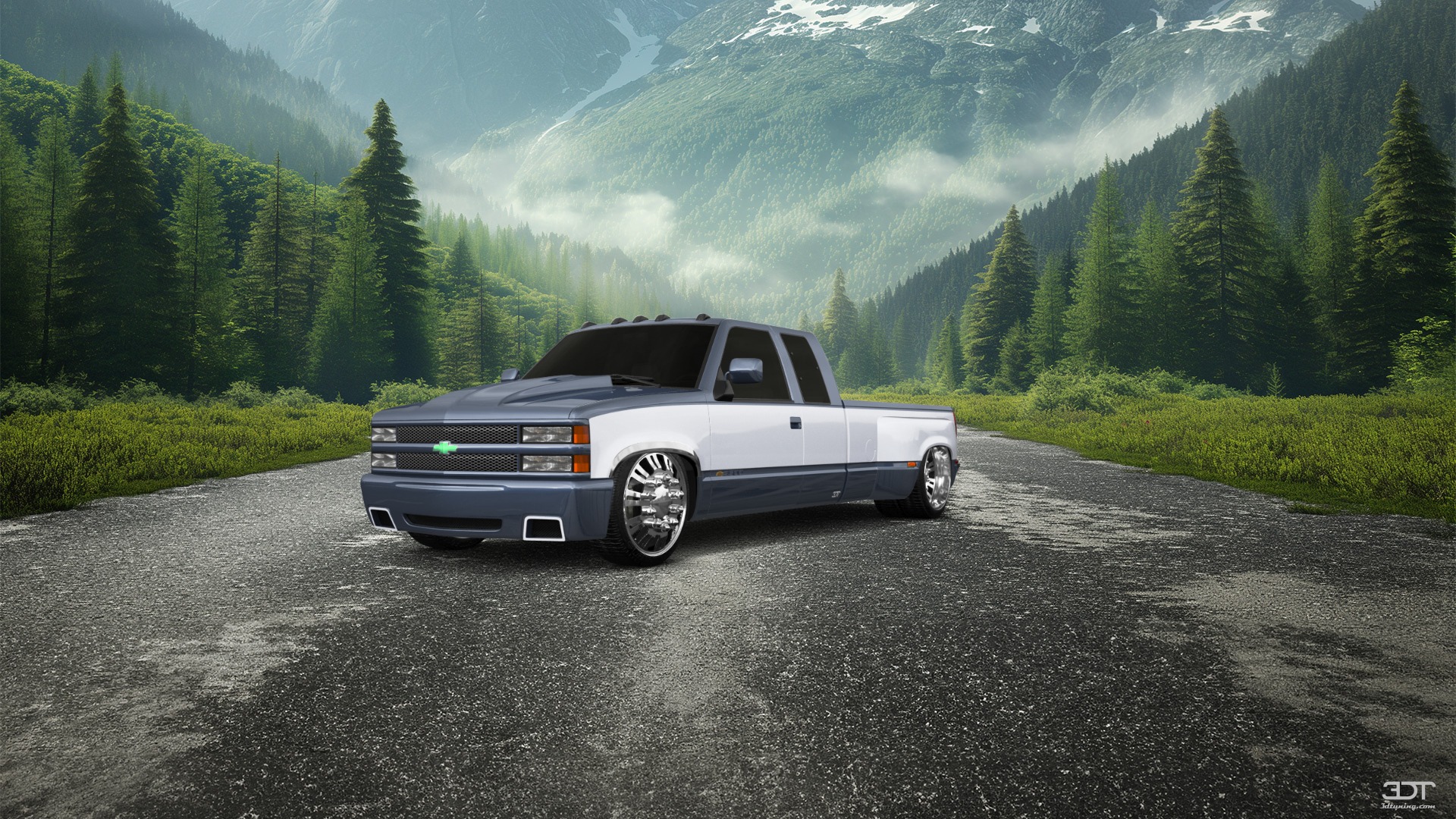 Chevrolet K3500 Extended Cab Pickup Truck 1988