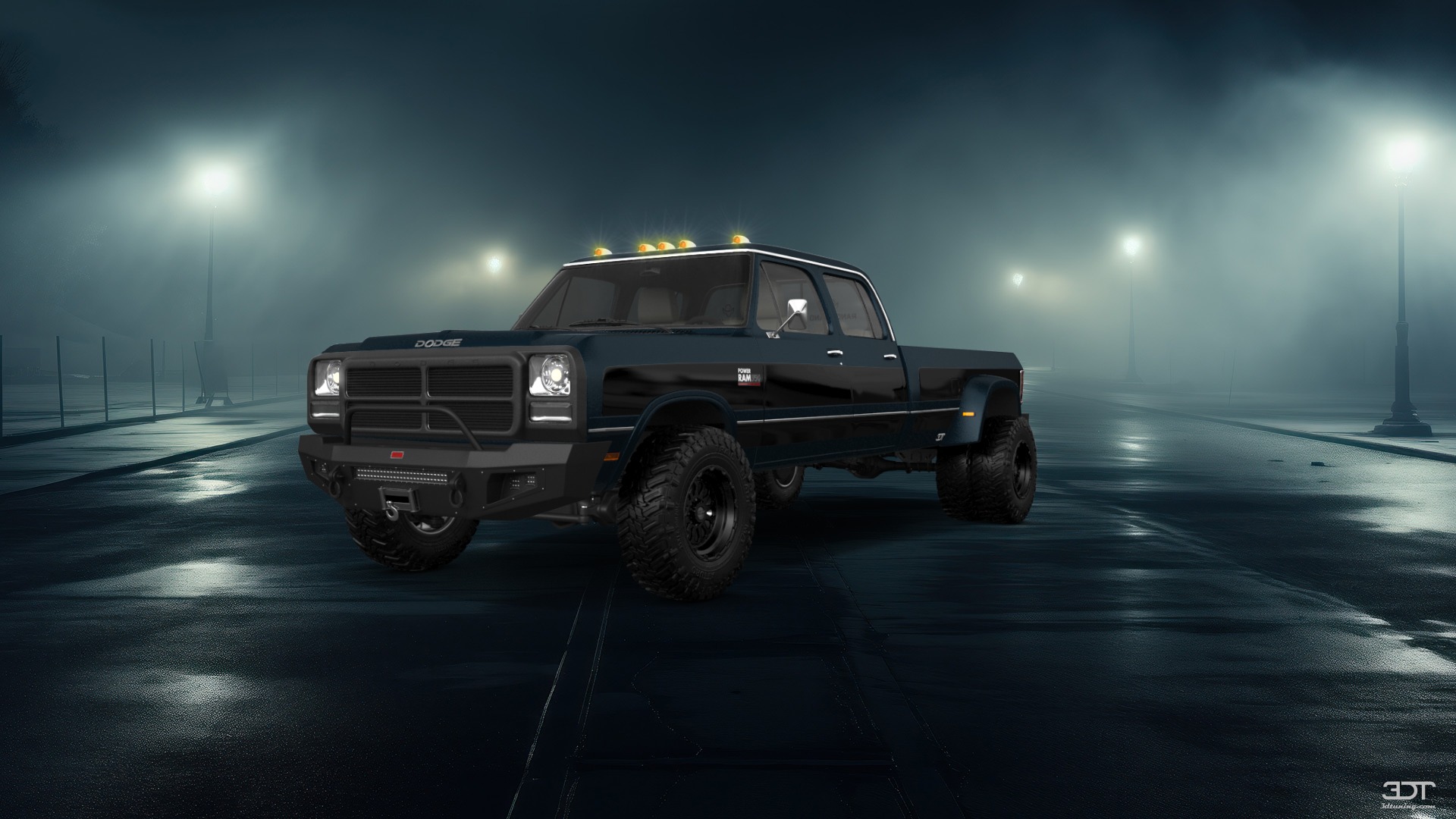 Dodge Ram 350 4 Door pickup truck 1991 tuning