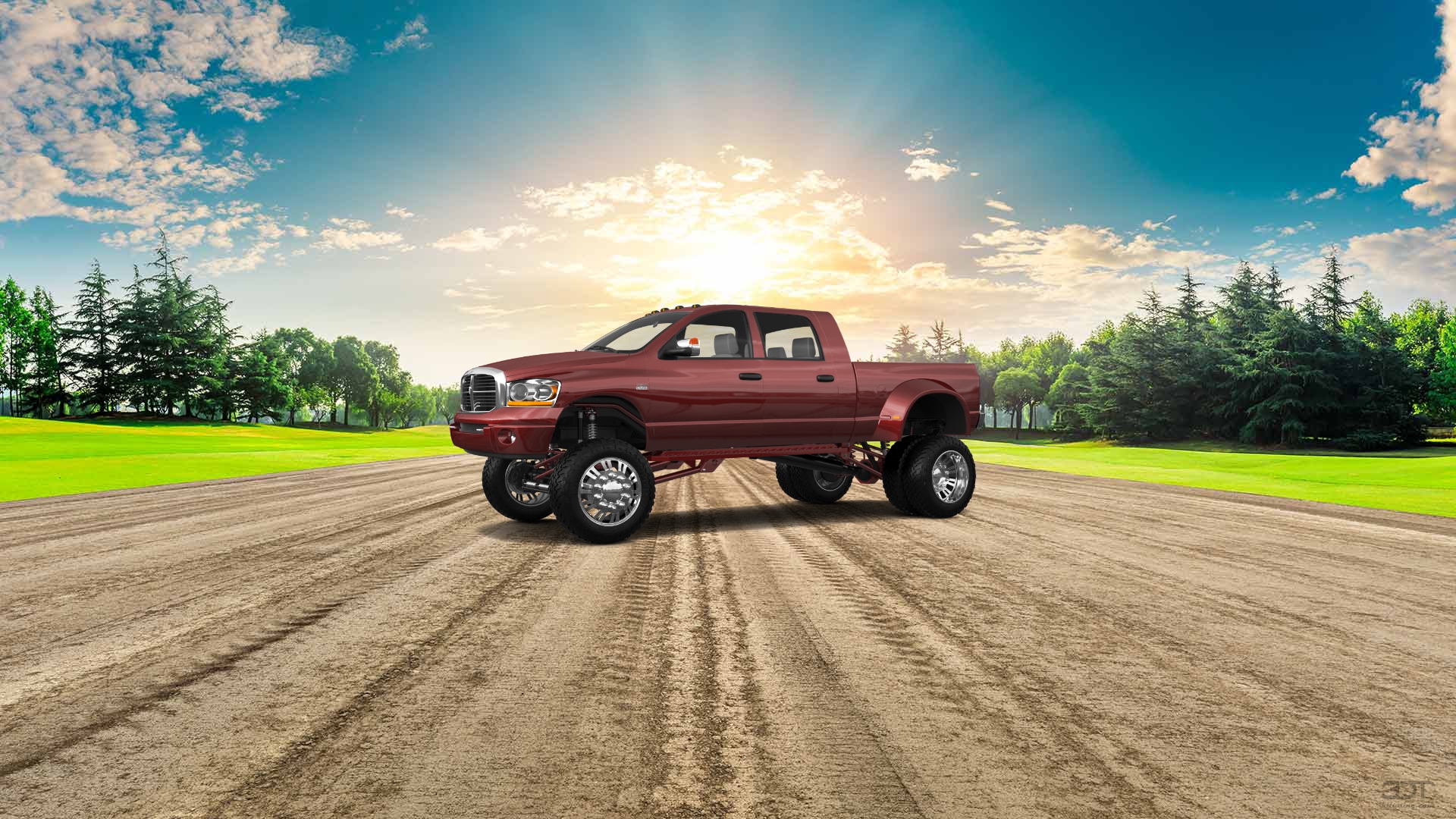 Dodge Ram 3500 Dually 4 Door pickup truck 2007 tuning