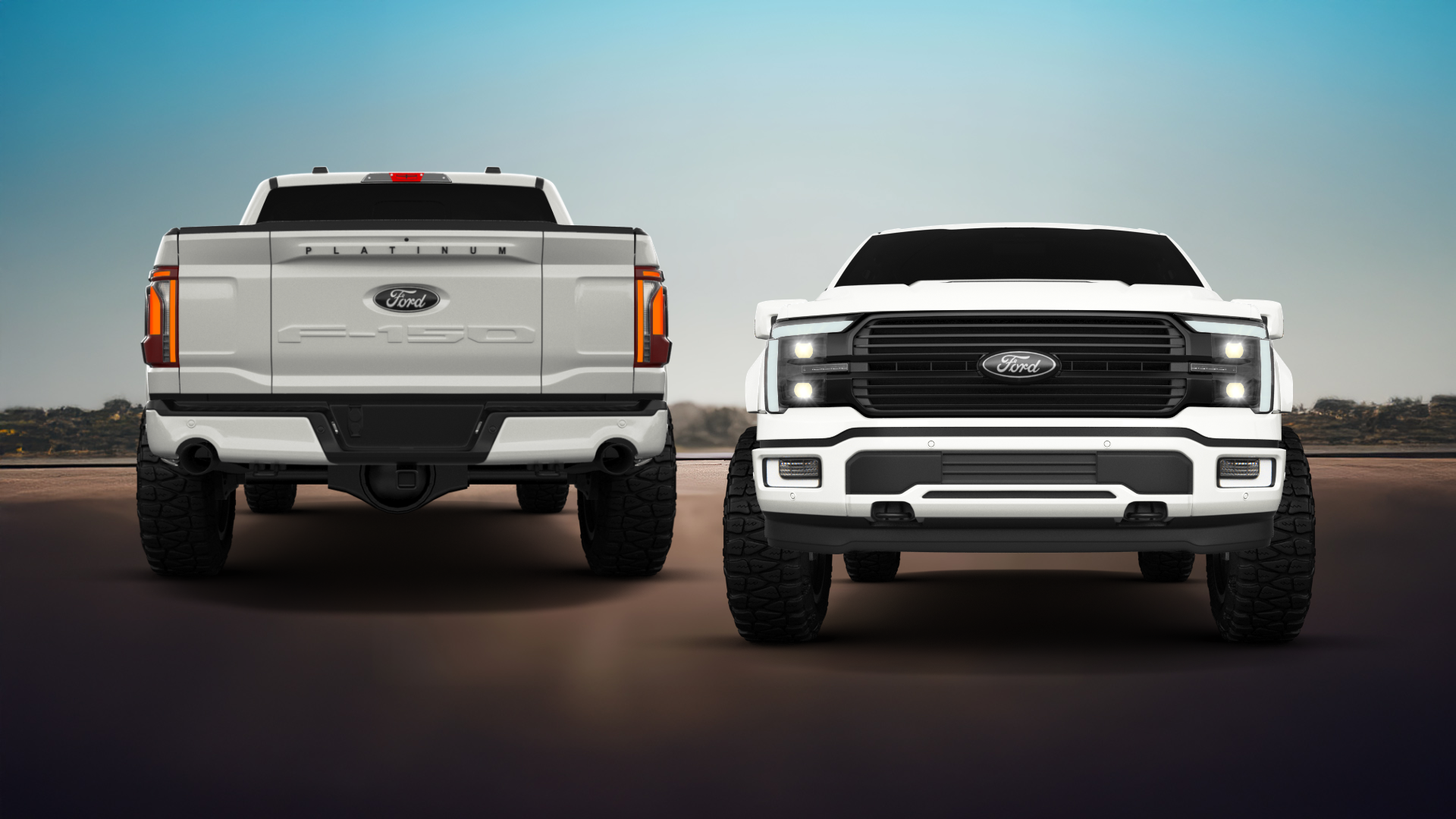 Ford F-150 SuperCrew 4 Door pickup truck 2024 Images