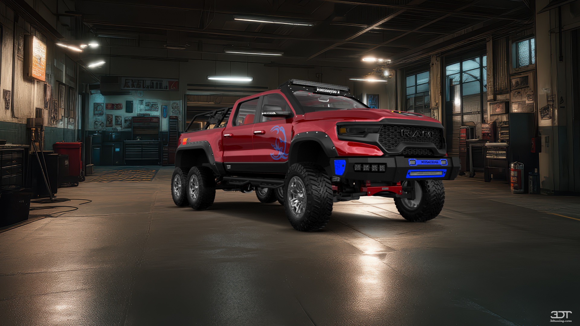 Tuning Dodge Ram Hennessey Mammoth 6X6 Truck 2021