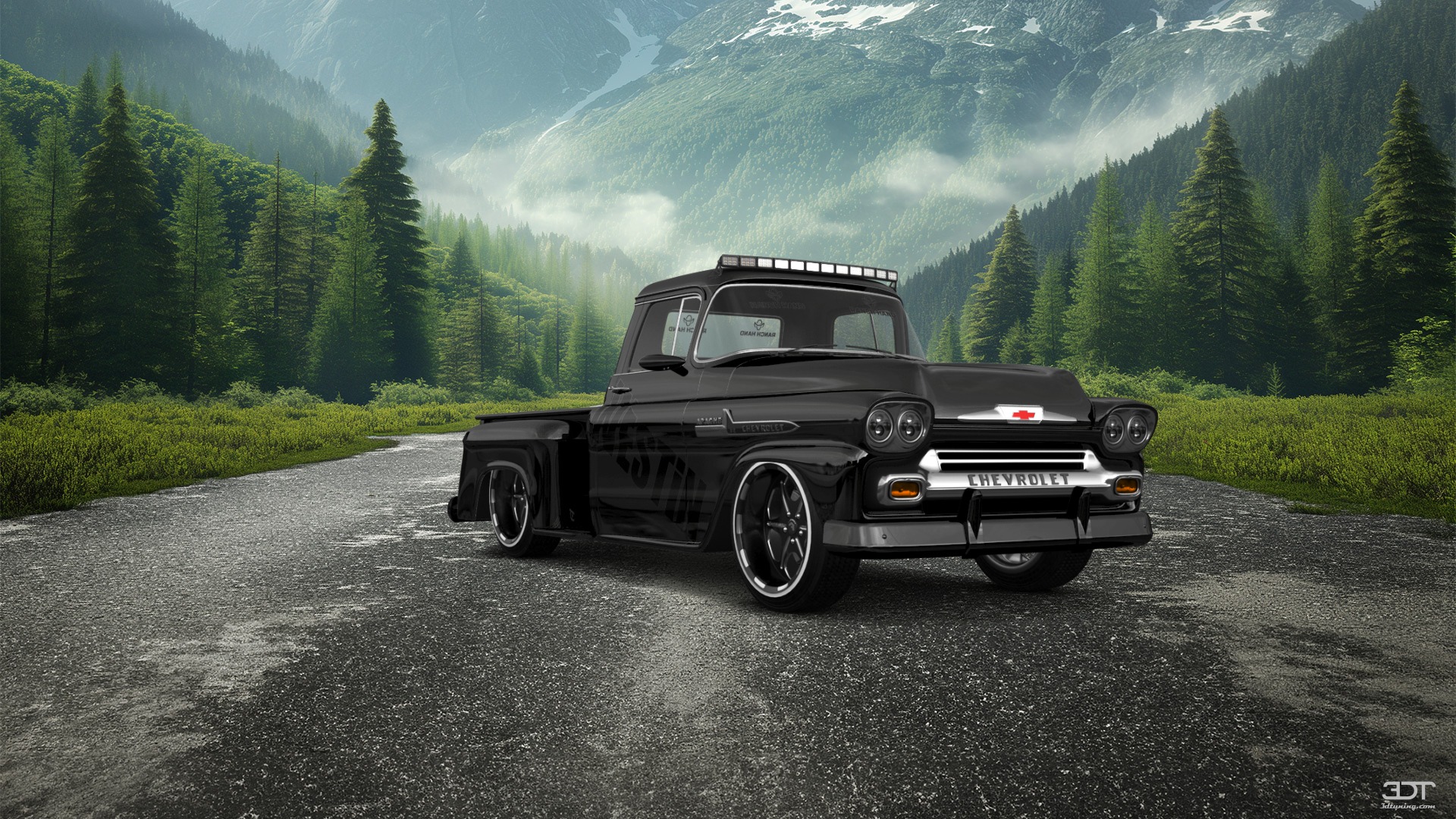 Chevrolet Apache Stepside 2 Door pickup truck 1959 tuning