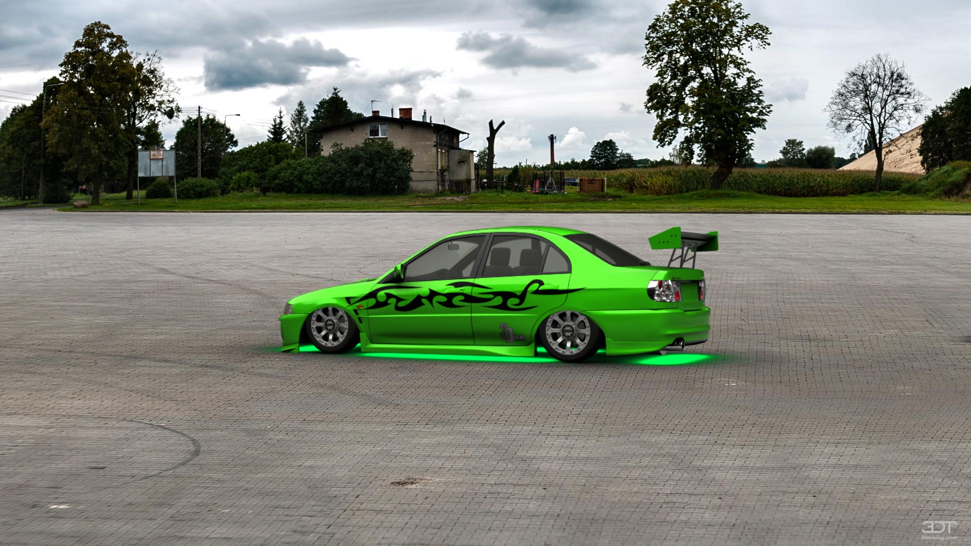 Mitsubishi Lancer Evo IV Sedan 1996 tuning