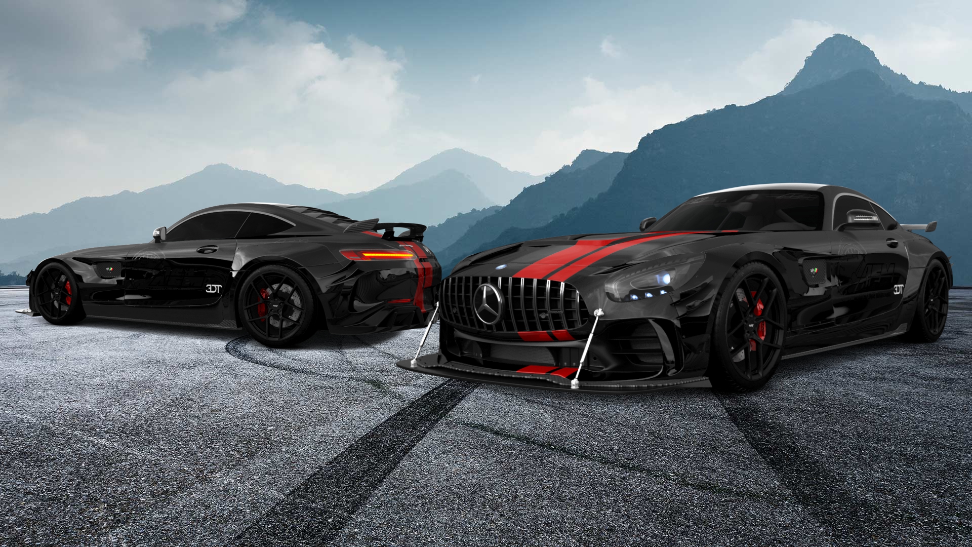 Mercedes AMG GT 2 door fastback coupe 2015 tuning