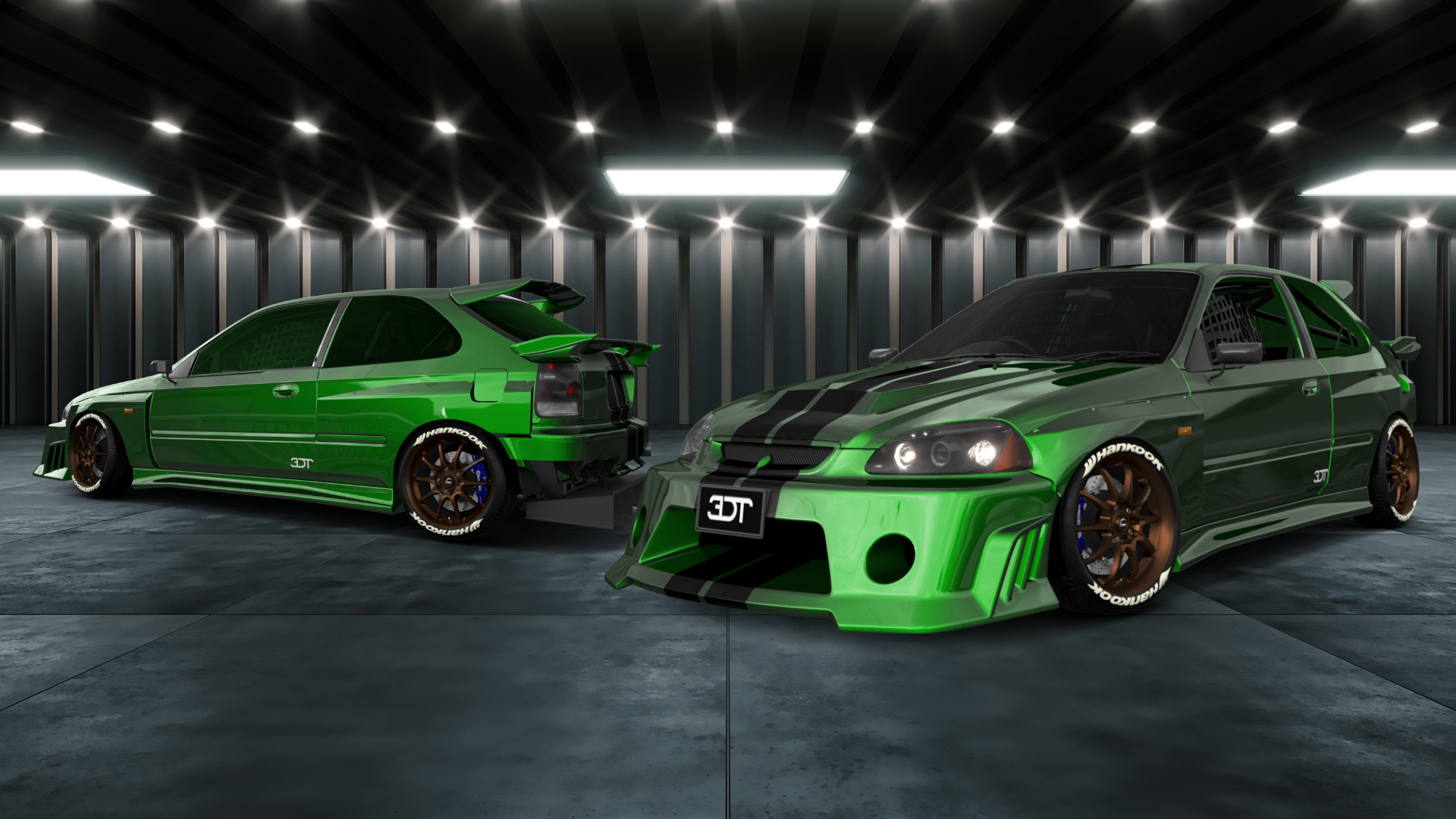 Honda Civic 3 Door Hatchback 1997 tuning