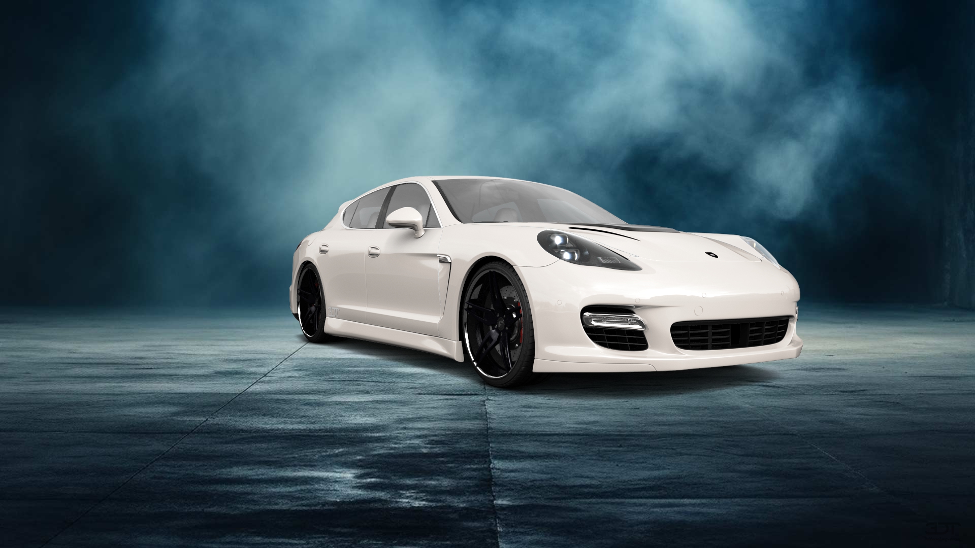 Porsche Panamera 4 door fastback saloon 2011