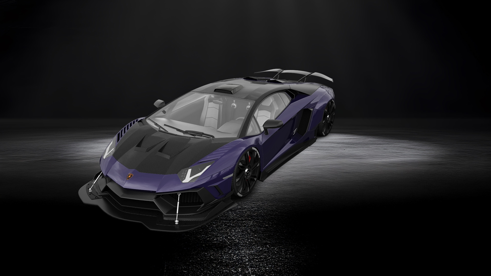 Lamborghini Aventador 2 Door Coupe 2012 tuning