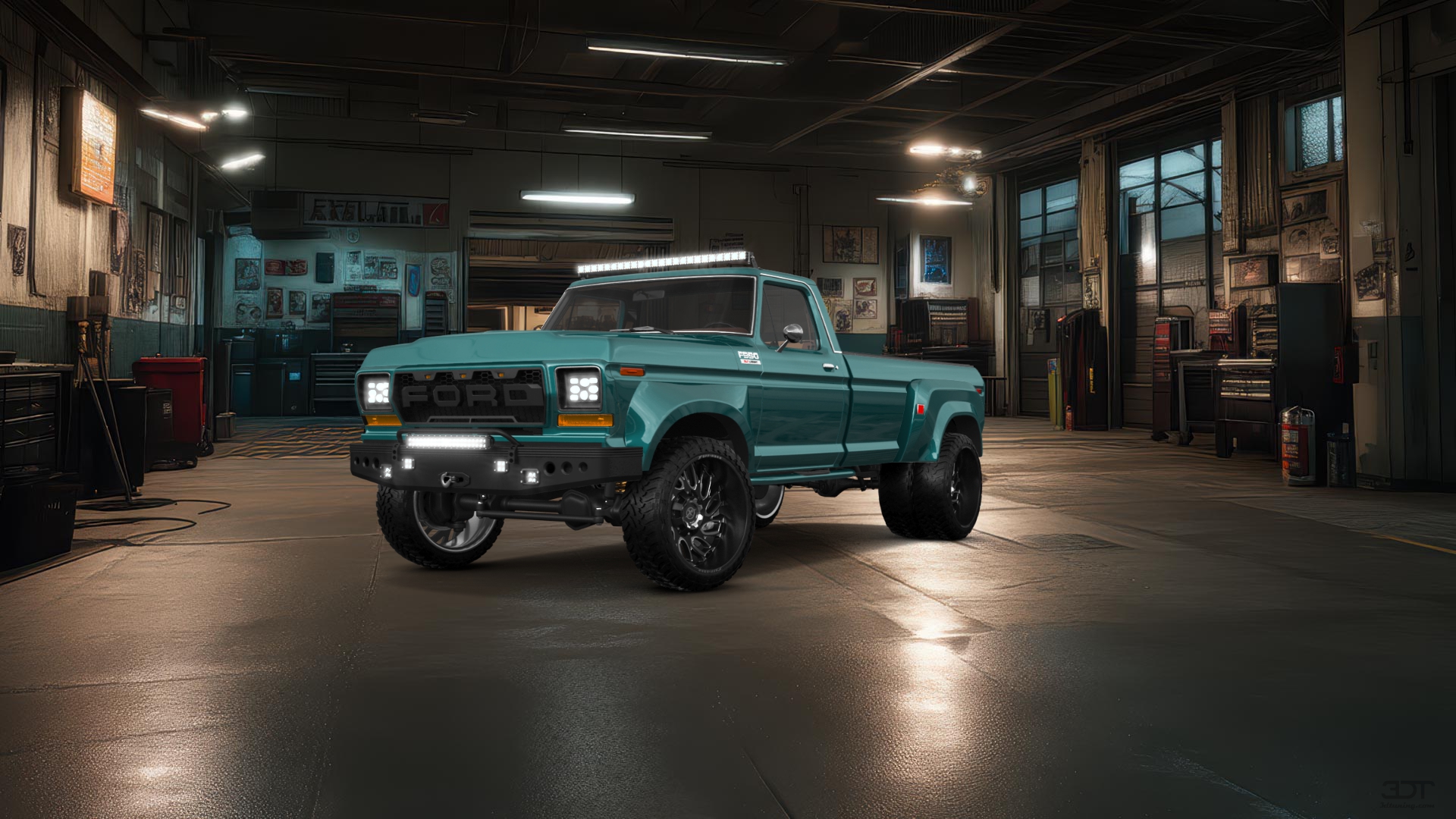 Ford F-350 Dually Regular Cab 2 Door pickup truck 1978 tuning