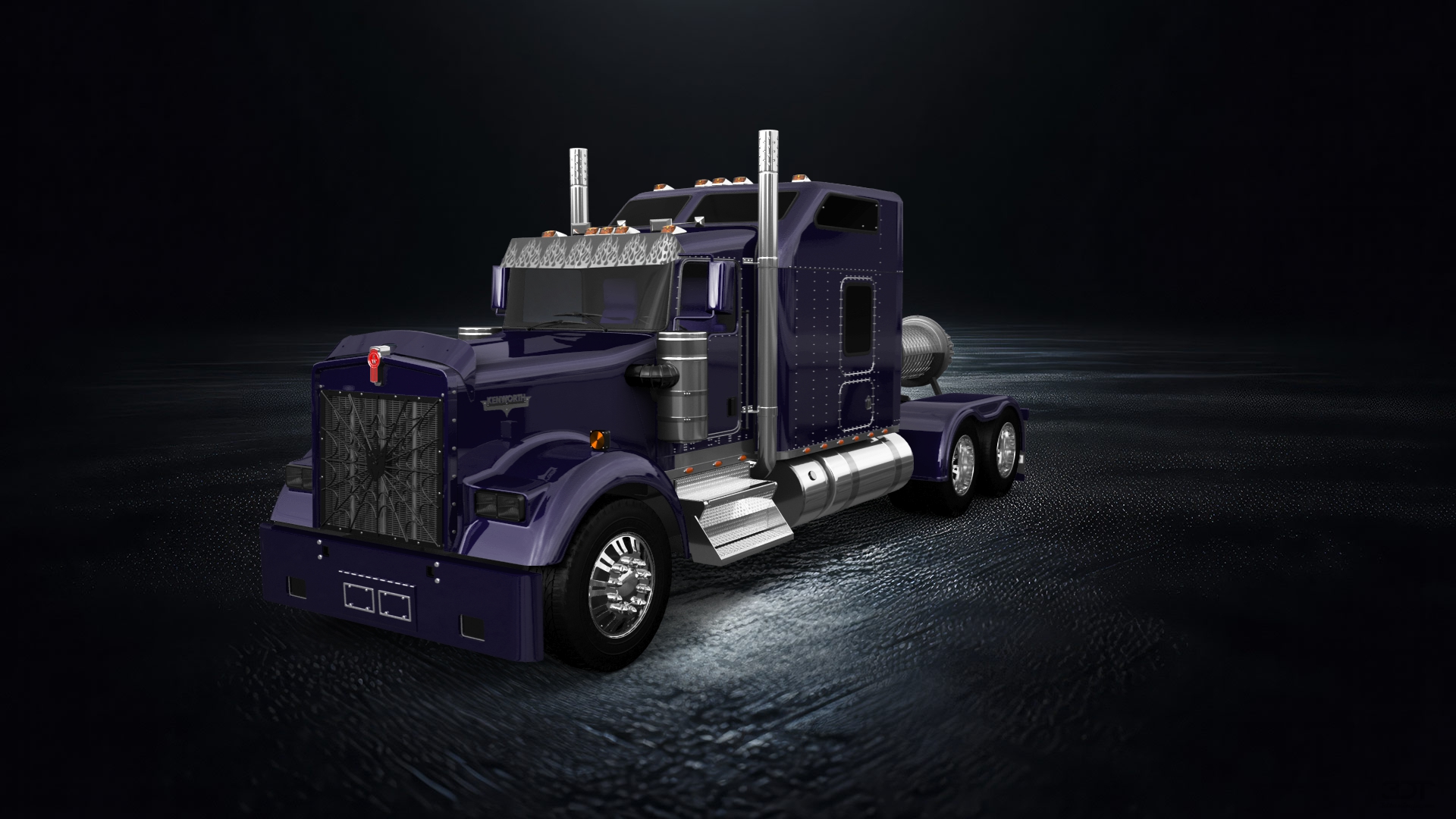 Kenworth W900 Sleeper Cab Truck 2015