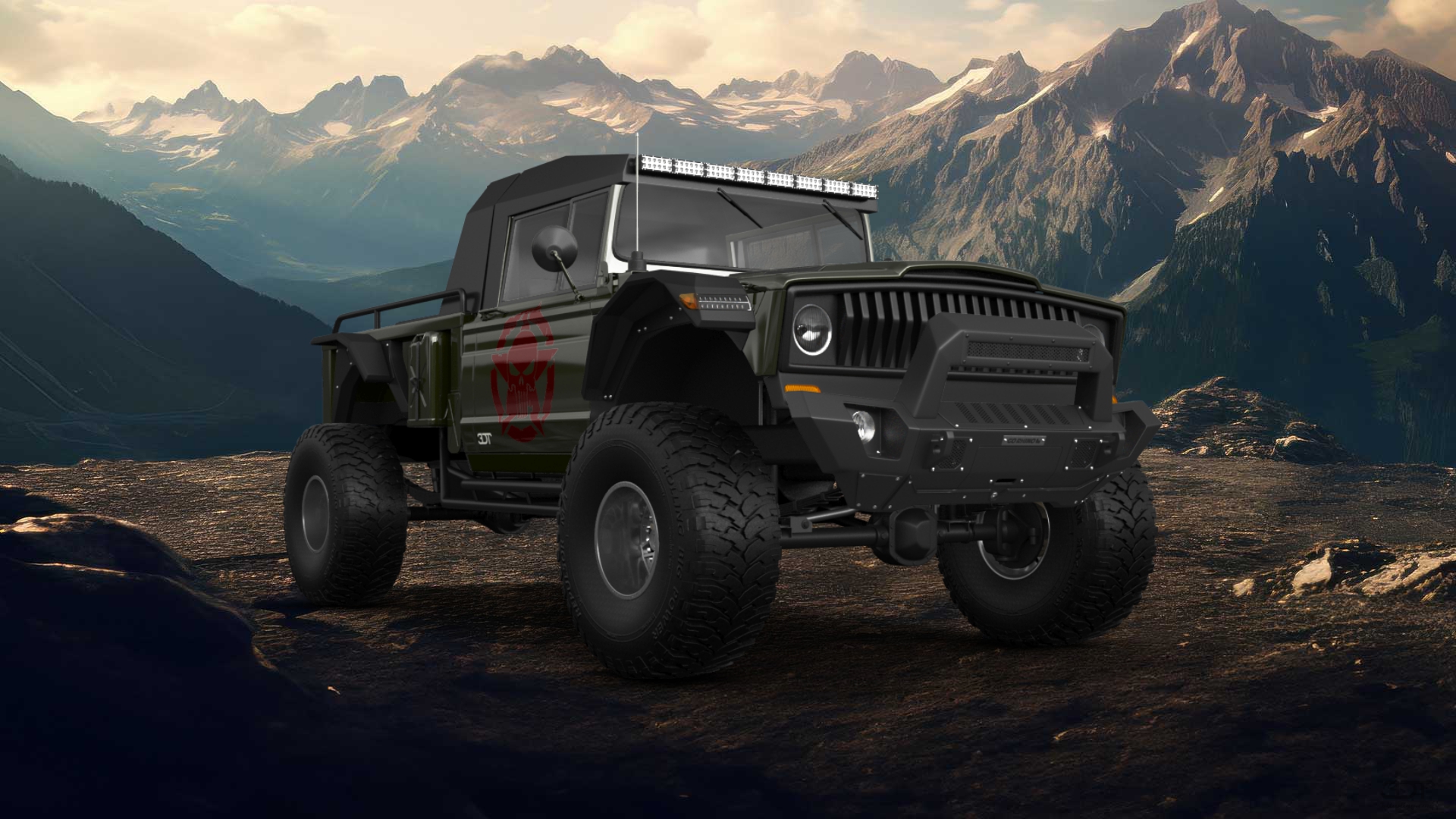 Jeep Kaiser M715 2 Door pickup truck 1968 tuning