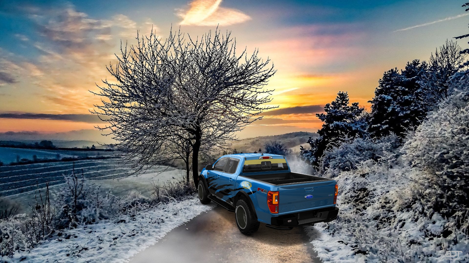 Ford Ranger 4 Door pickup truck 2019