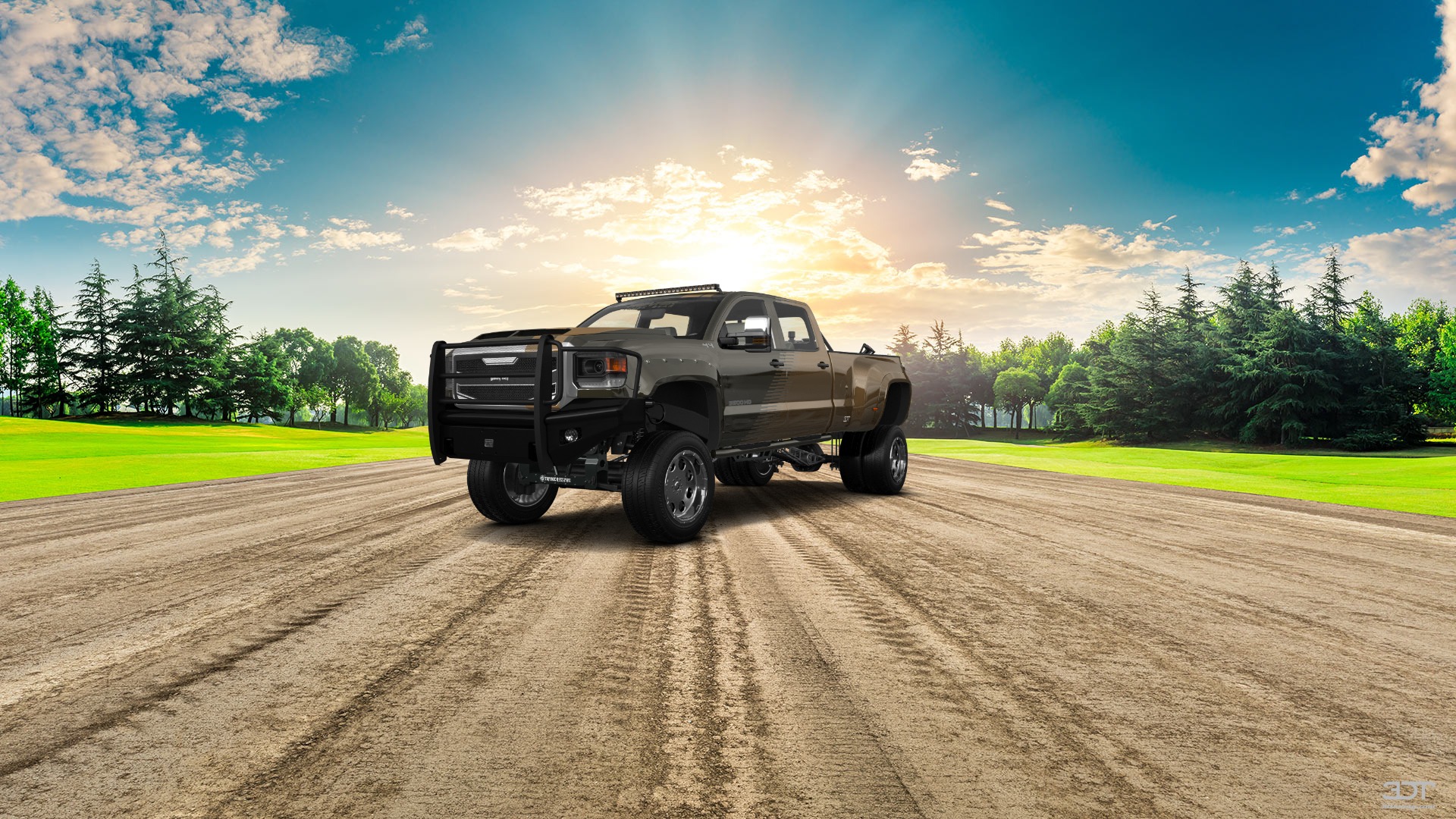 GMC Sierra 3500 HD Crew Cab 4 Door pickup truck 2015