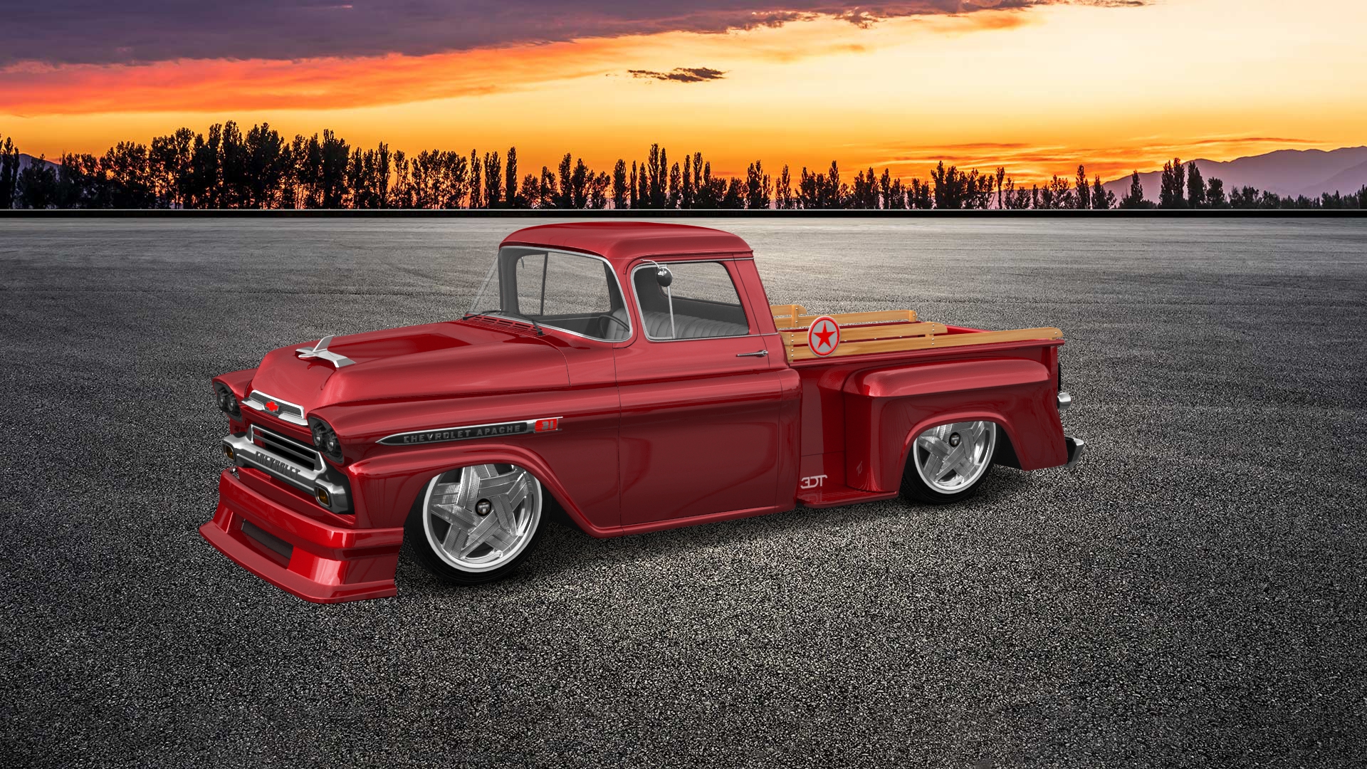 Chevrolet Apache Stepside 2 Door pickup truck 1959