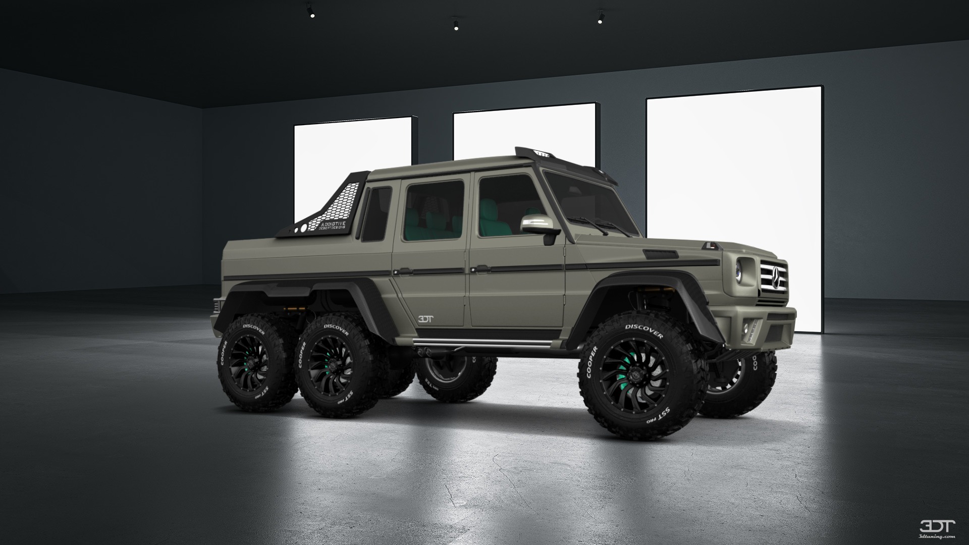Mercedes G 63 AMG 6x6 4 Door pickup truck 2013 tuning