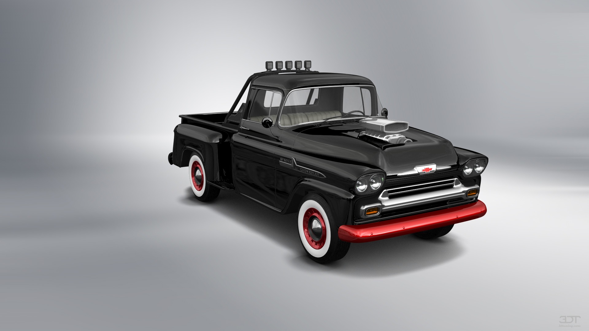 Chevrolet Apache Stepside 2 Door pickup truck 1959 tuning