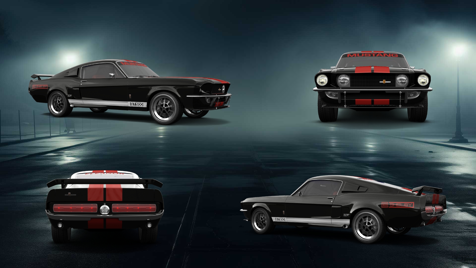 Mustang GT500 2 Door Coupe 1968