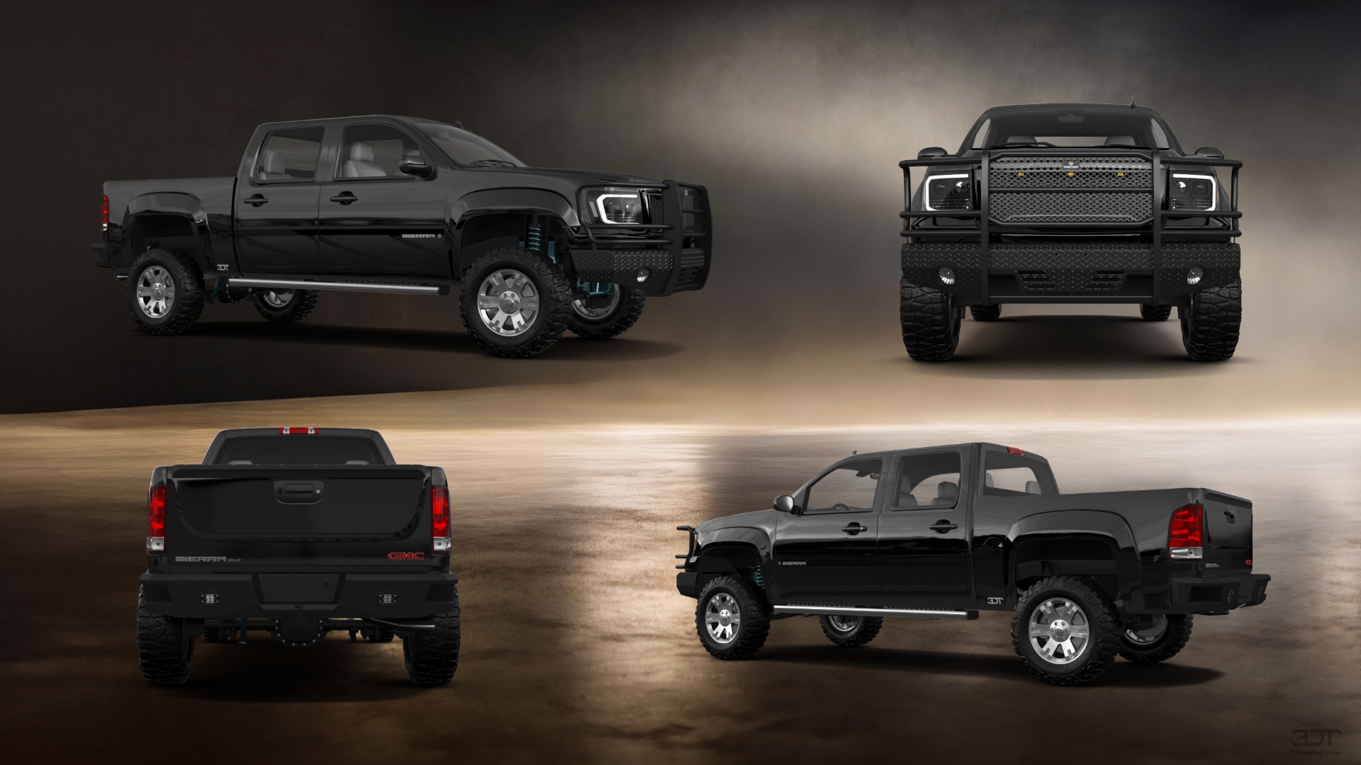 GMC Sierra 1500 Crew Cab 5.8 ft box 4 Door pickup truck 2007 tuning