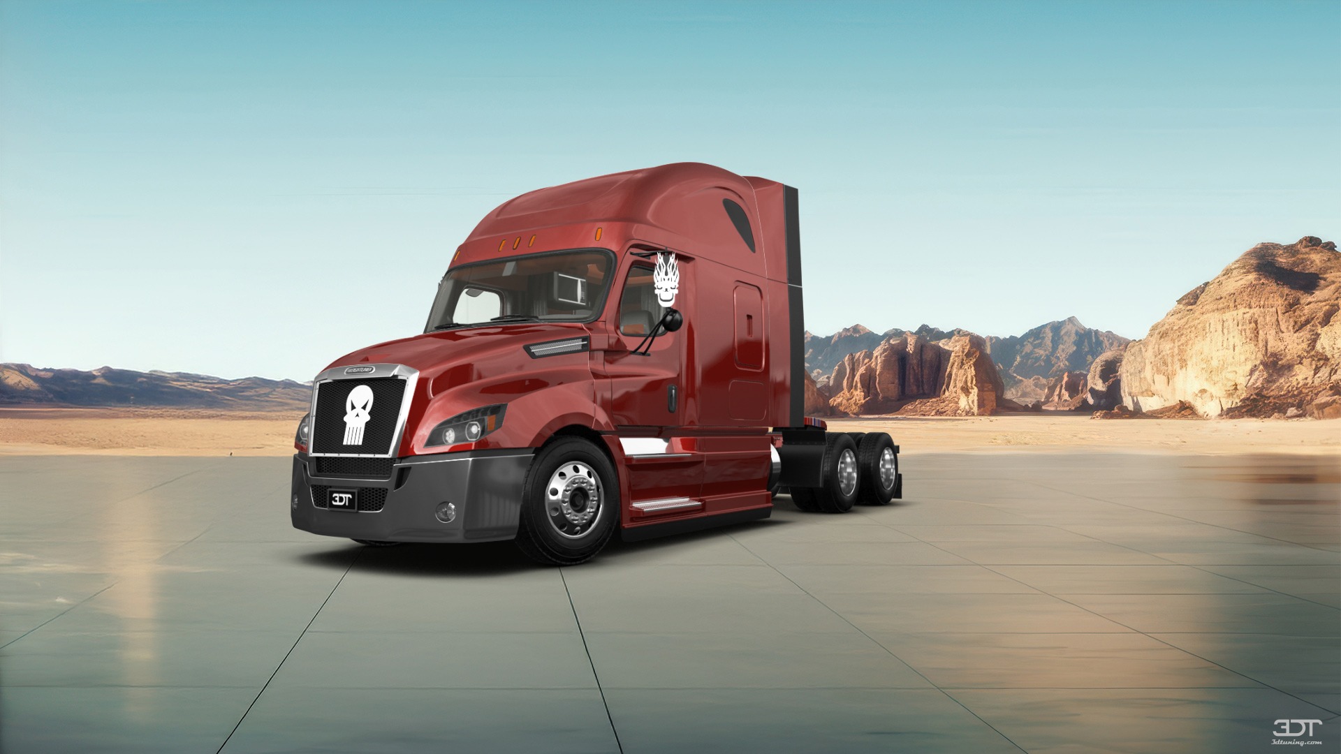 Freightliner Cascadia Sleeper Cab Truck 2018 tuning