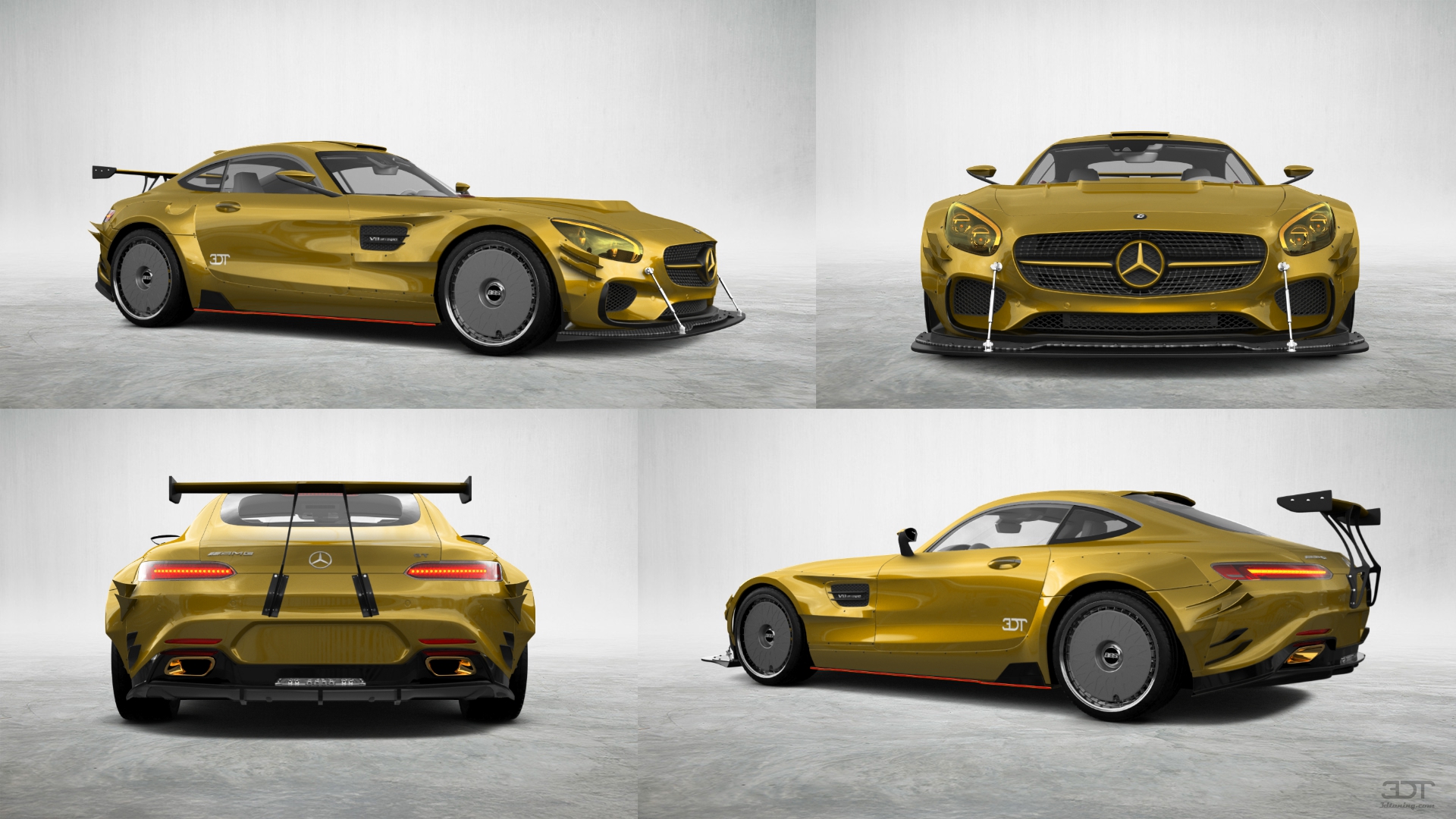 Mercedes AMG GT 2 door fastback coupe 2015 tuning