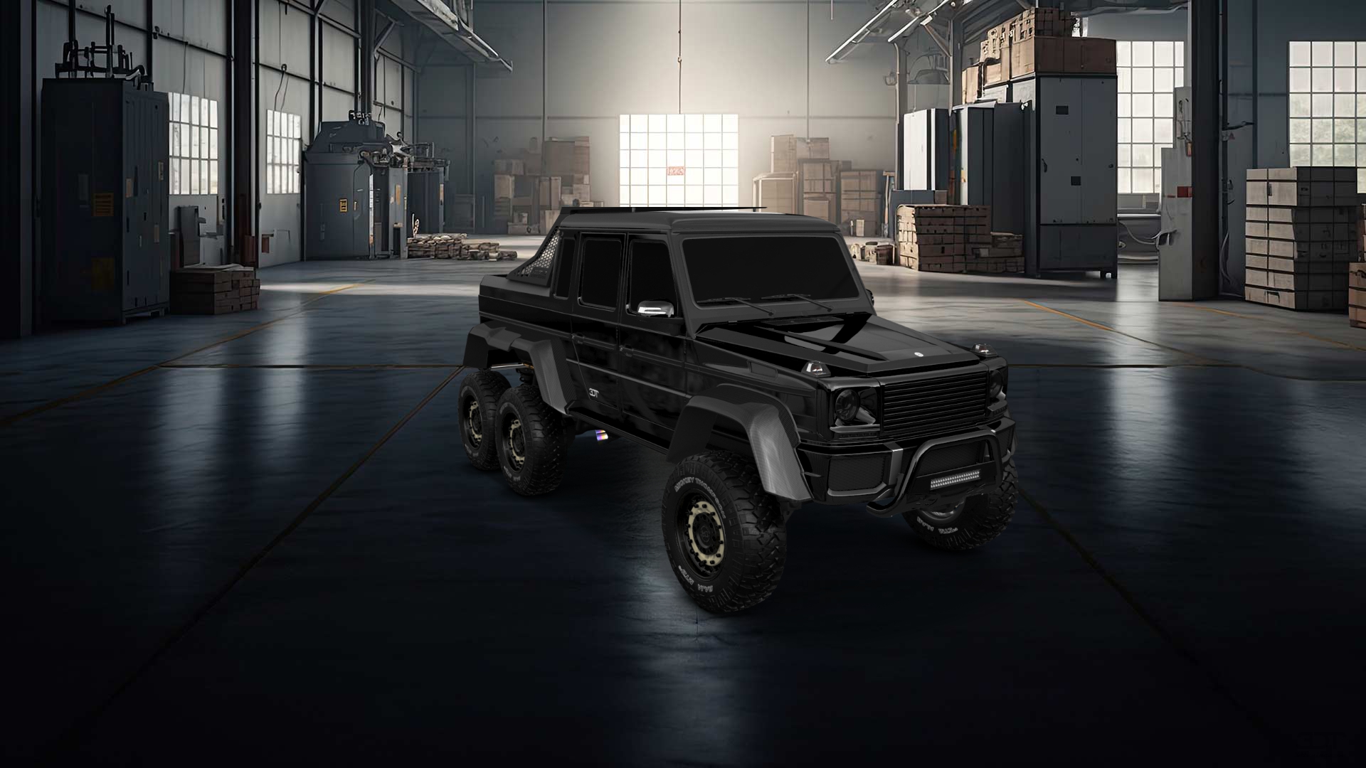 Mercedes G 63 AMG 6x6 4 Door pickup truck 2013