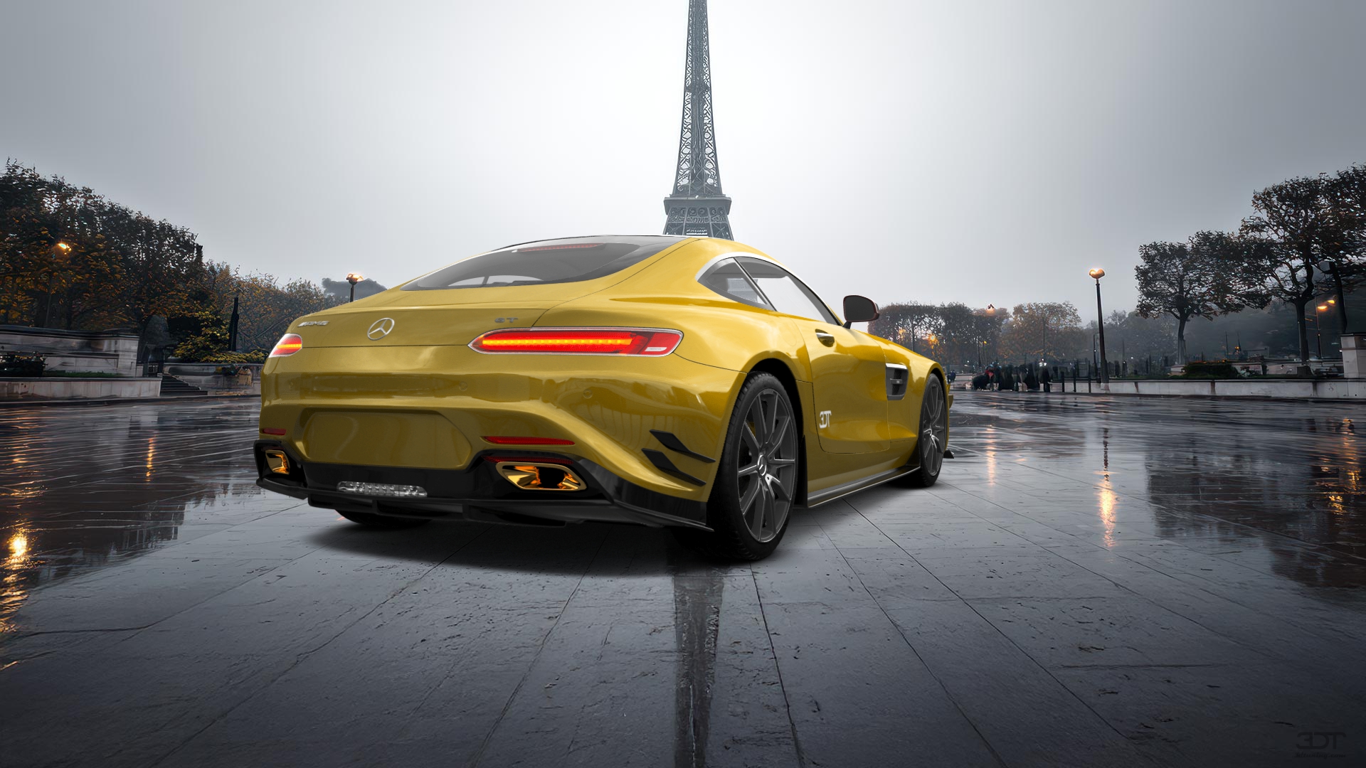 Mercedes AMG GT 2 door fastback coupe 2015 tuning