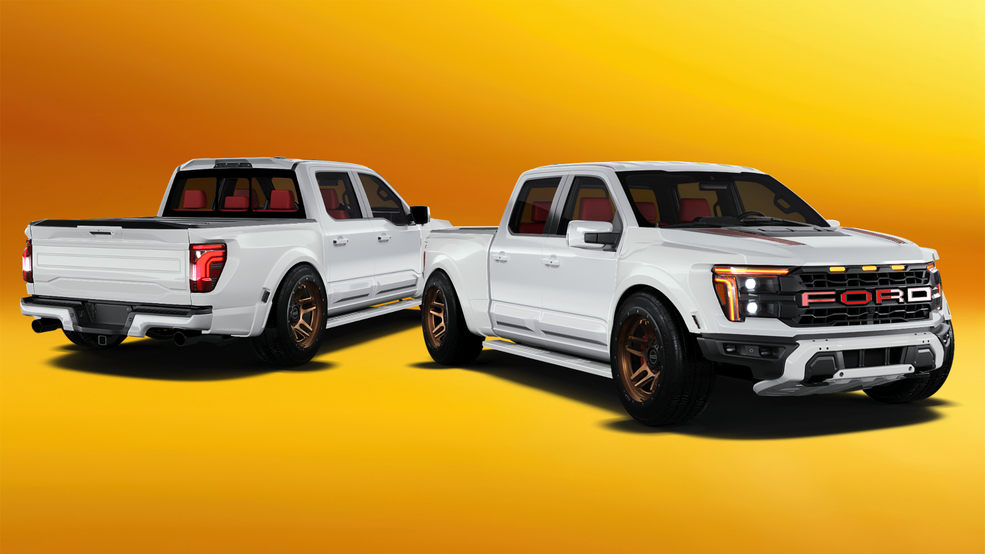 Ford F-150 Raptor 4 Door pickup truck 2024 tuning